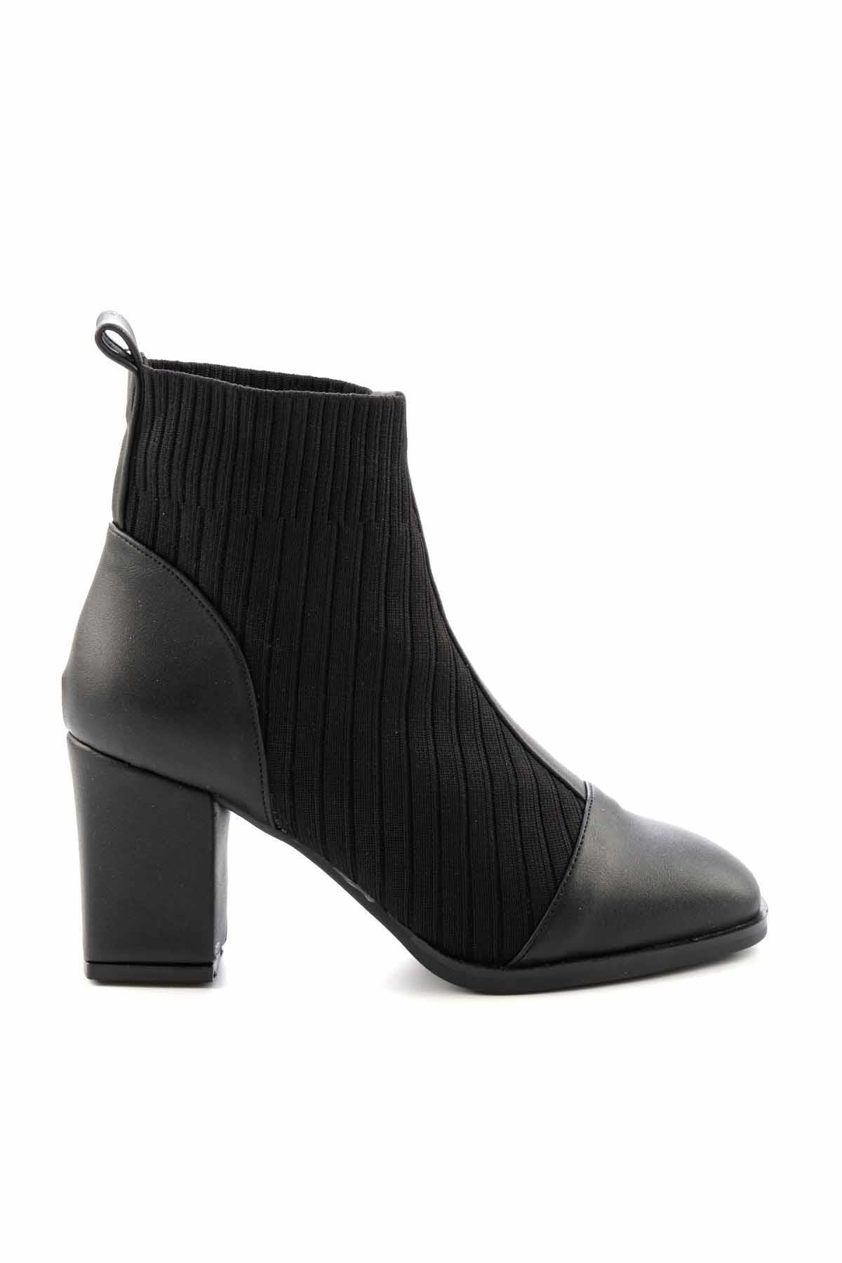 Siyah  Kadın Bot & Bootie K02687022209