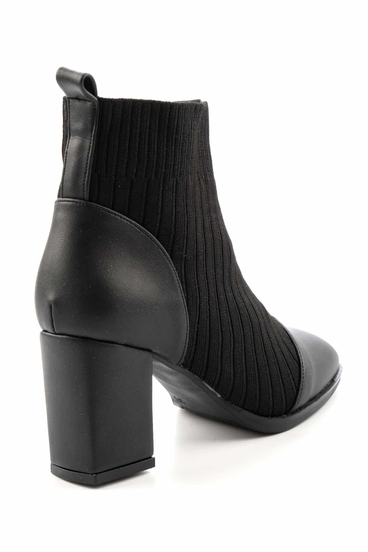 Siyah  Kadın Bot & Bootie K02687022209