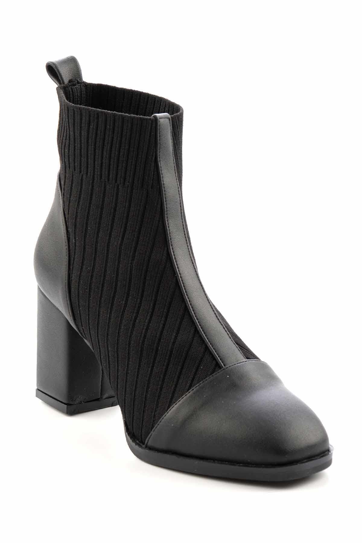 Siyah  Kadın Bot & Bootie K02687022209