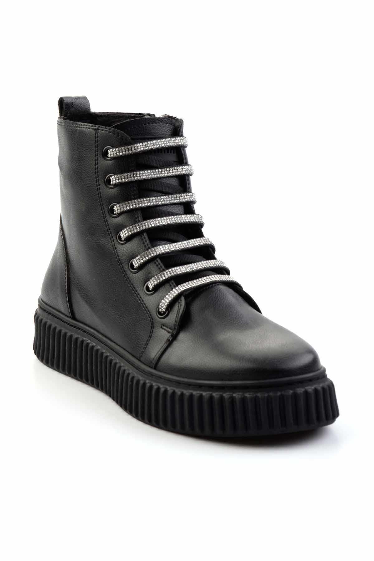 Siyah  Kadın Bot & Bootie K02714131509