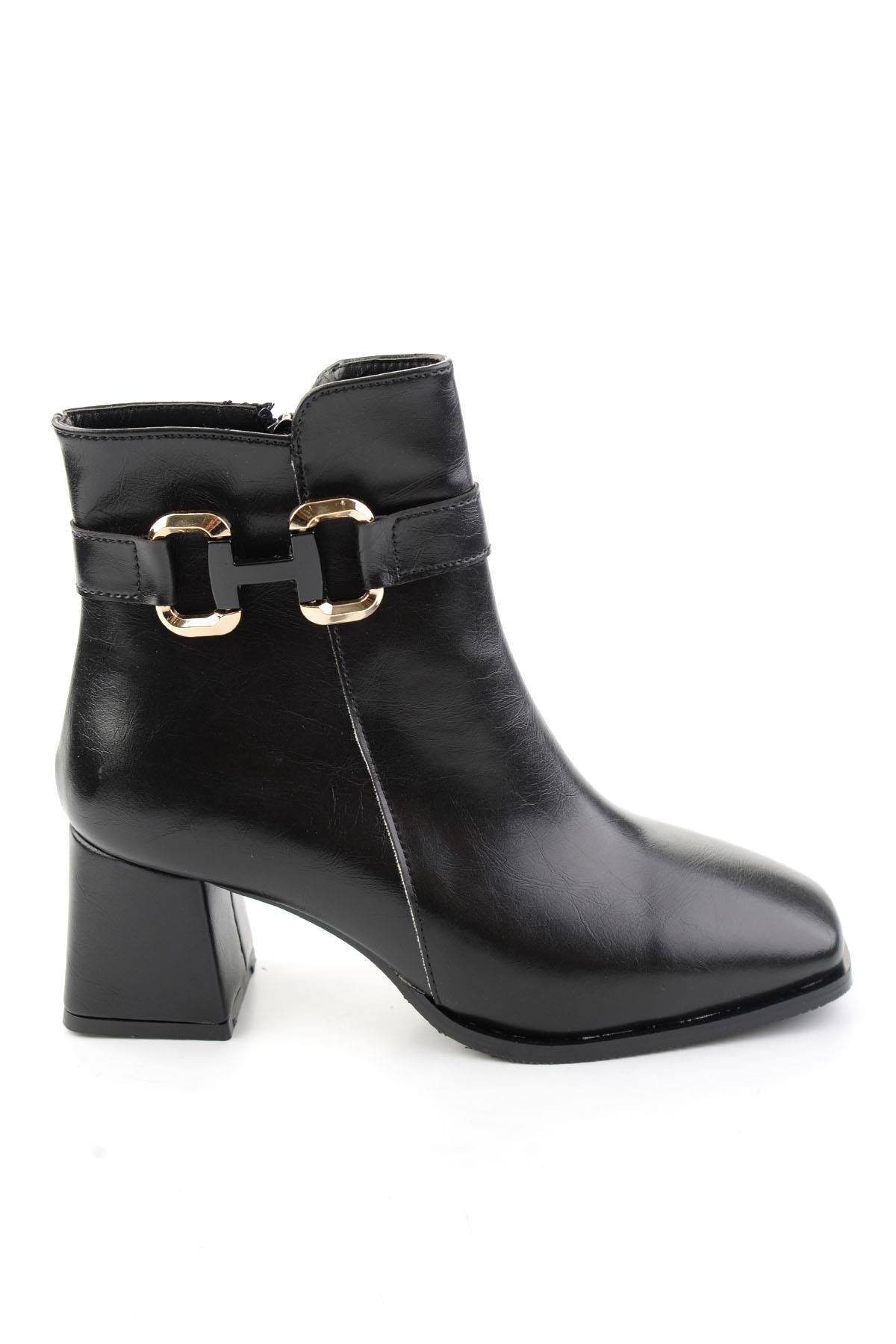 Siyah  Kadın Bot & Bootie K02823051809