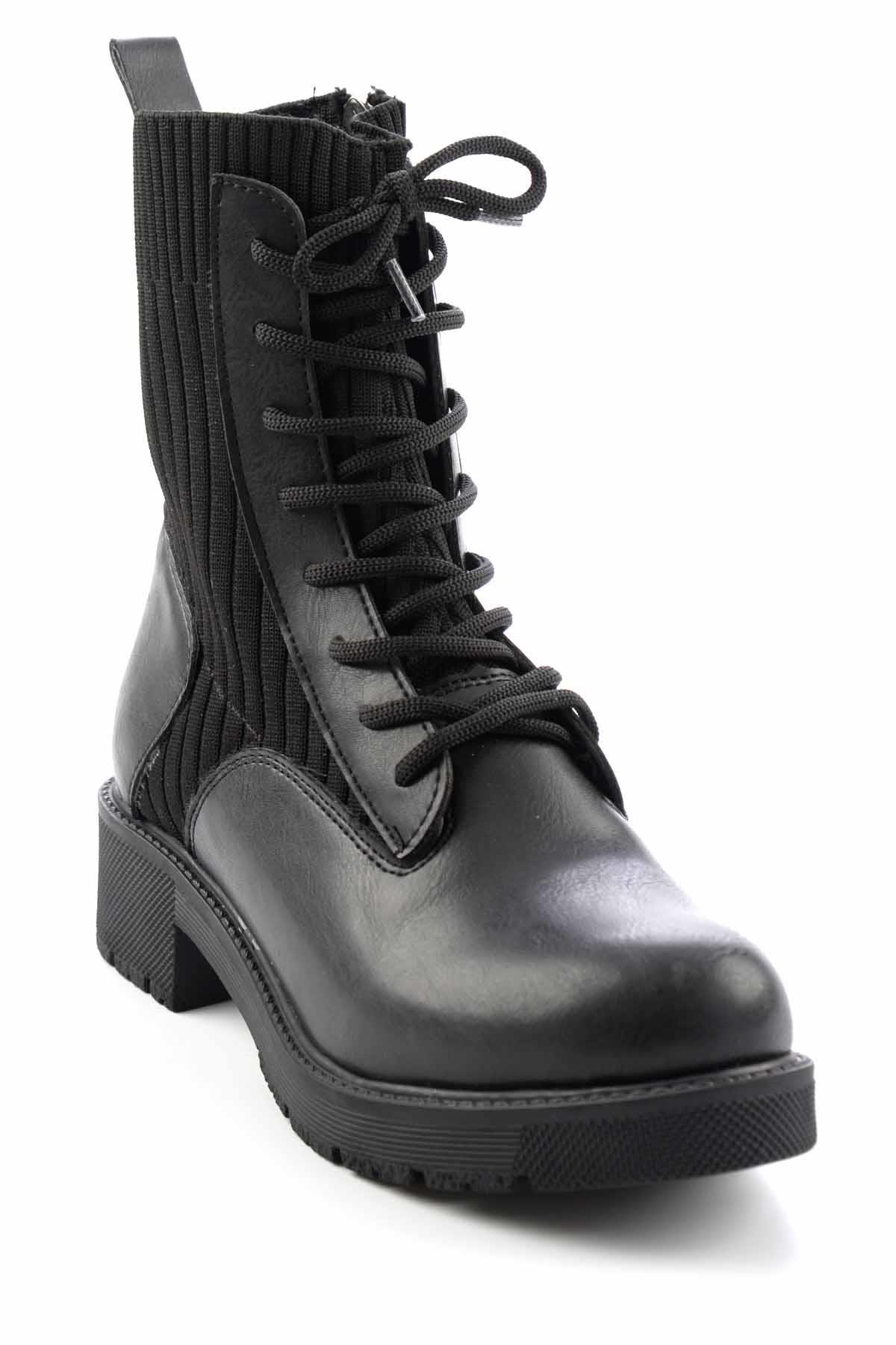Siyah  Kadın Bot & Bootie K02839028009