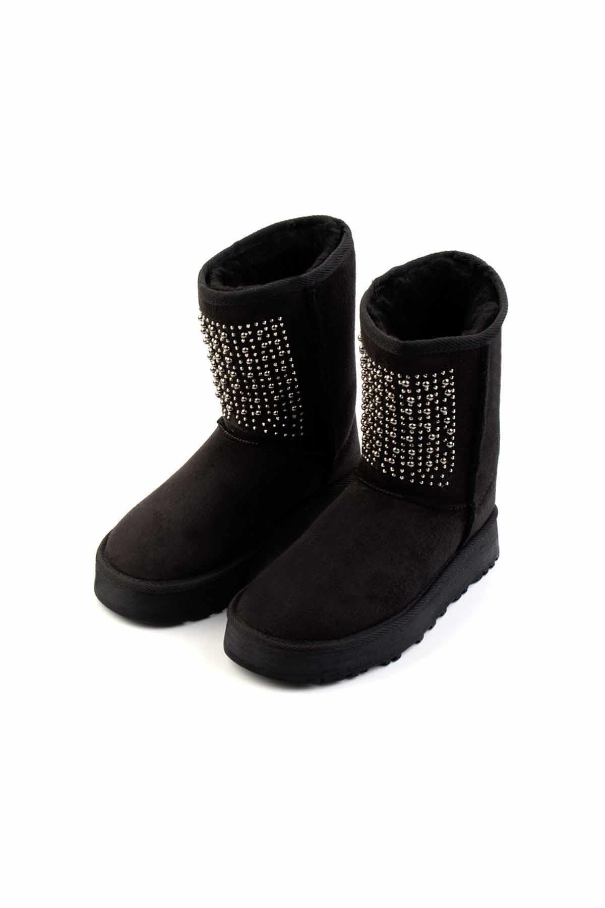 Siyah  Kadın Bot & Bootie K02855115402