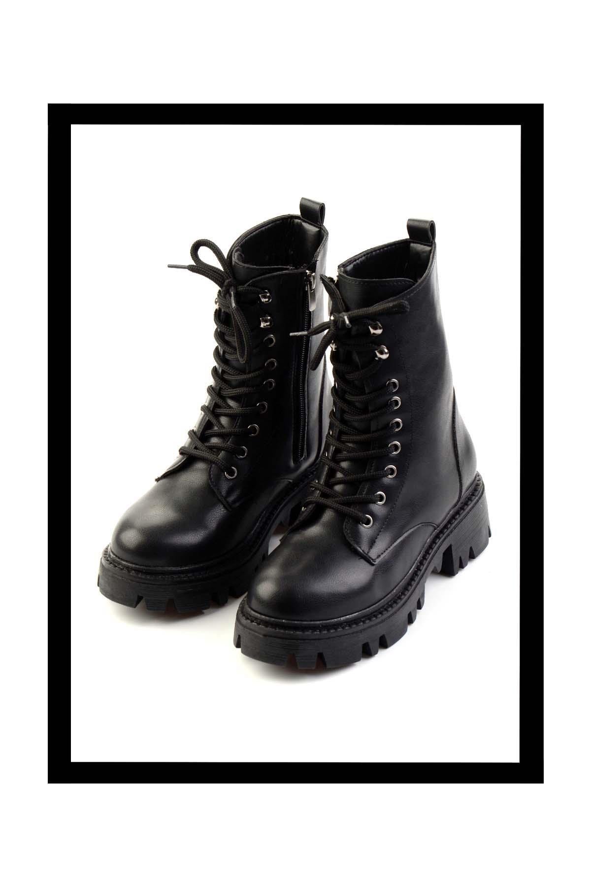 Siyah  Kadın Bot & Bootie K02874310009