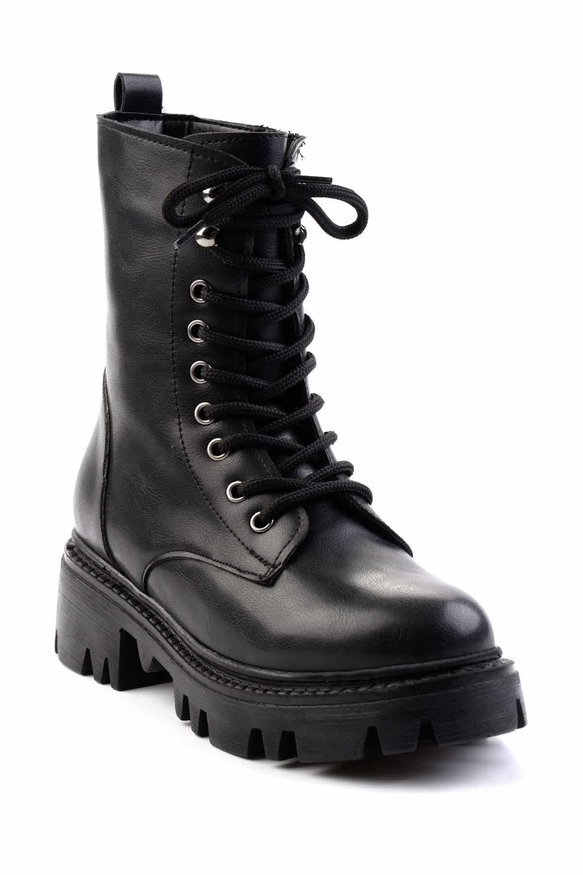 Siyah  Kadın Bot & Bootie K02874310009