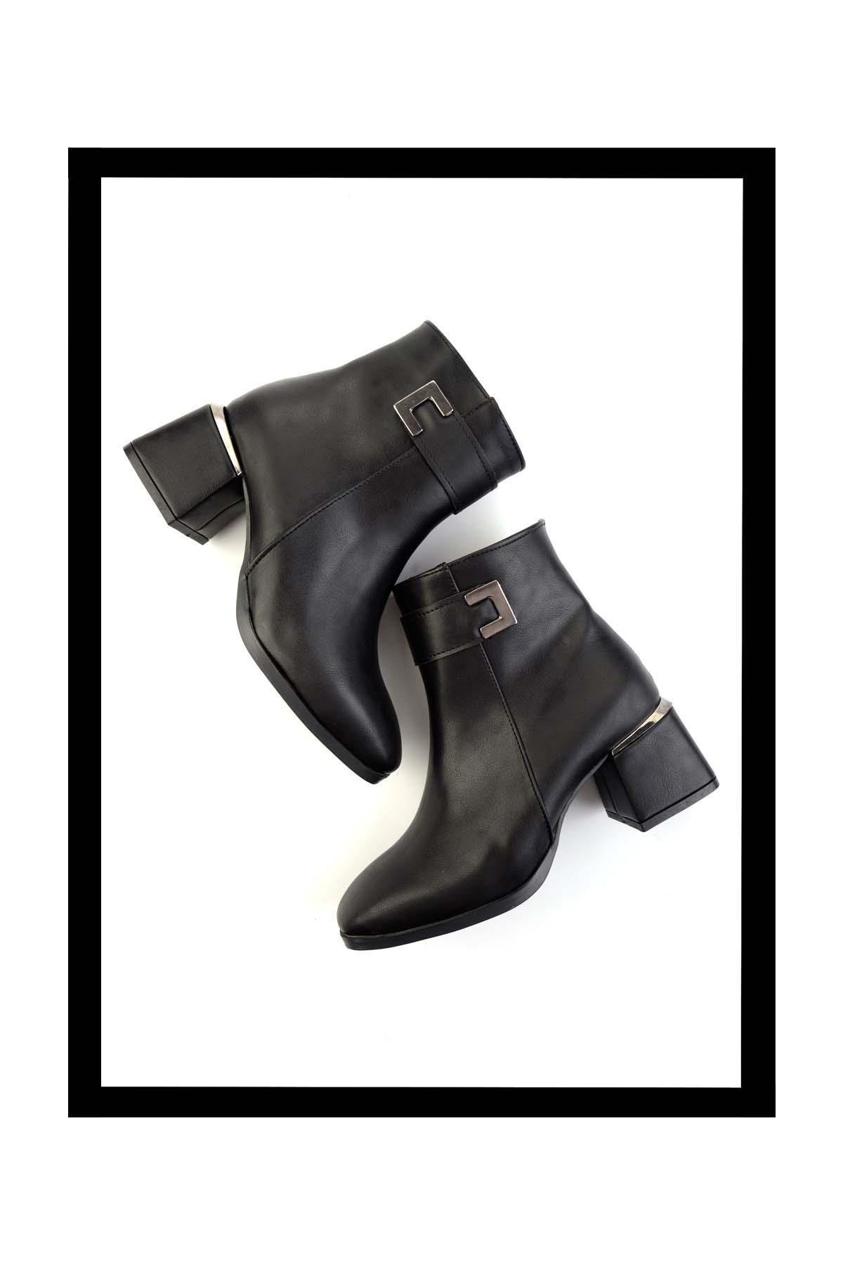 Siyah  Kadın Bot & Bootie K02874311009