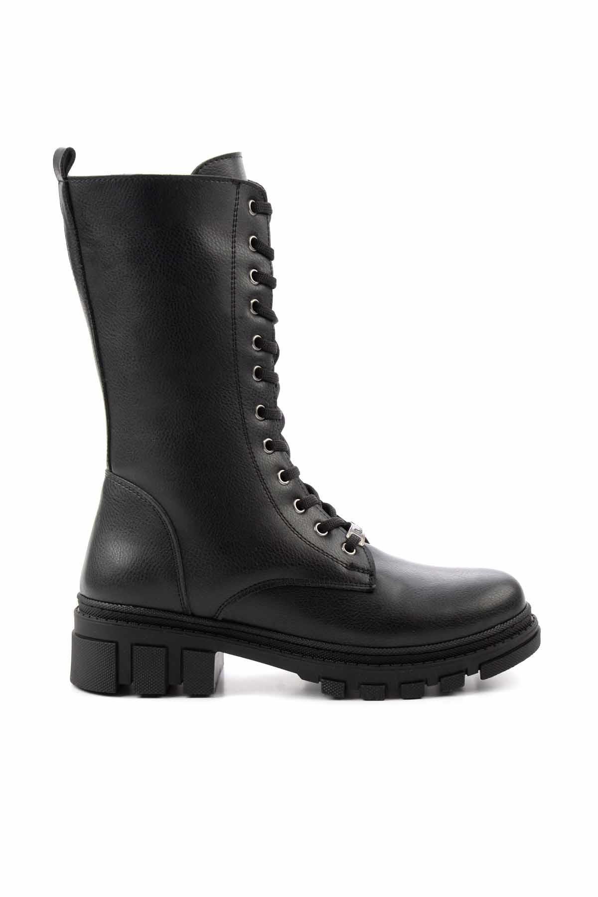 Siyah  Kadın Bot & Bootie K02875060209