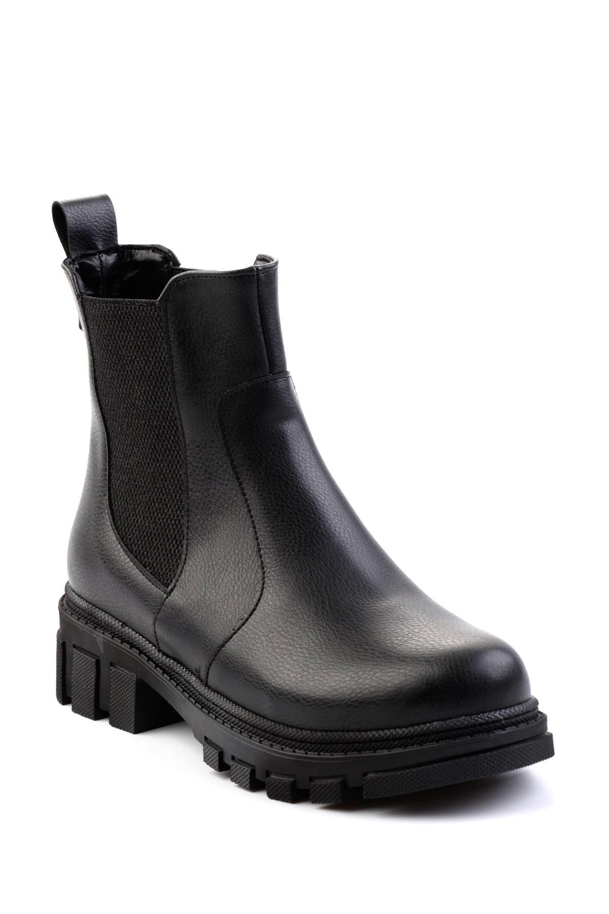Siyah  Kadın Bot & Bootie K02875070309