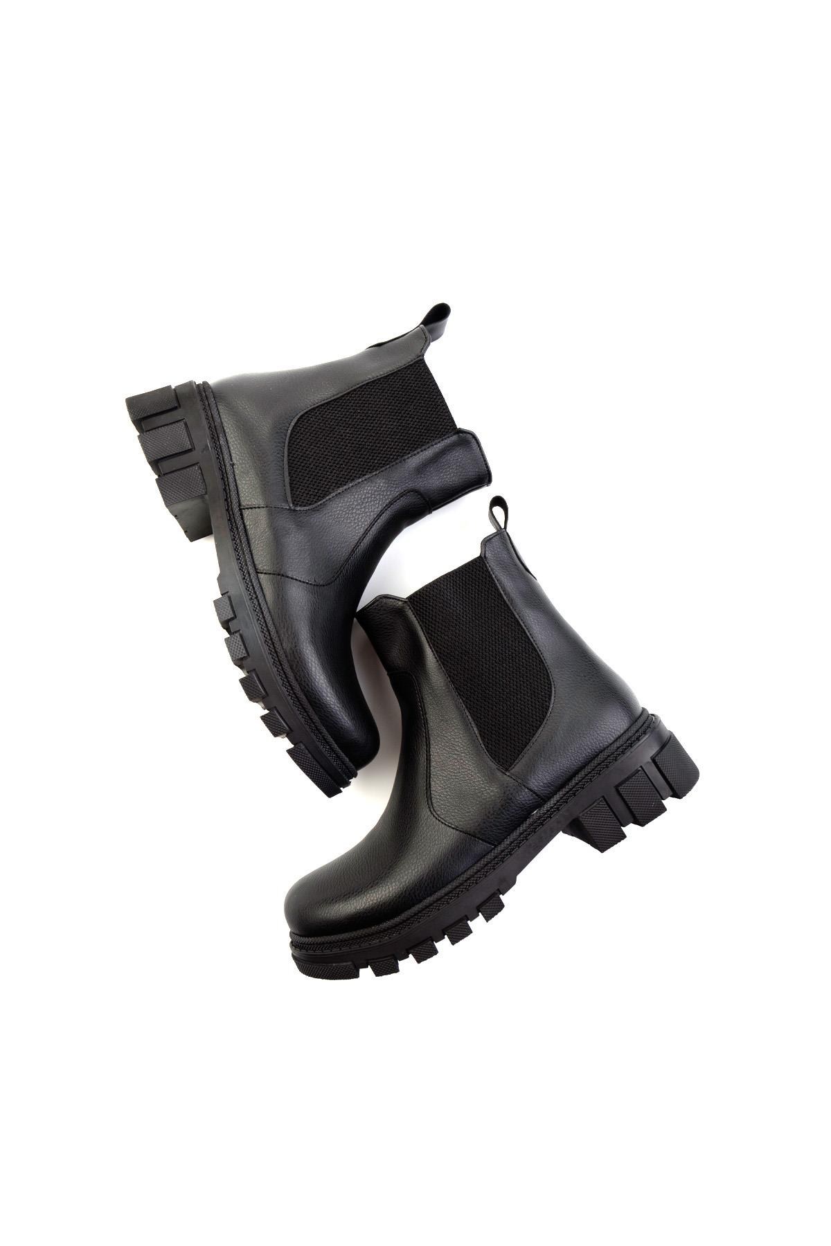 Siyah  Kadın Bot & Bootie K02875070309