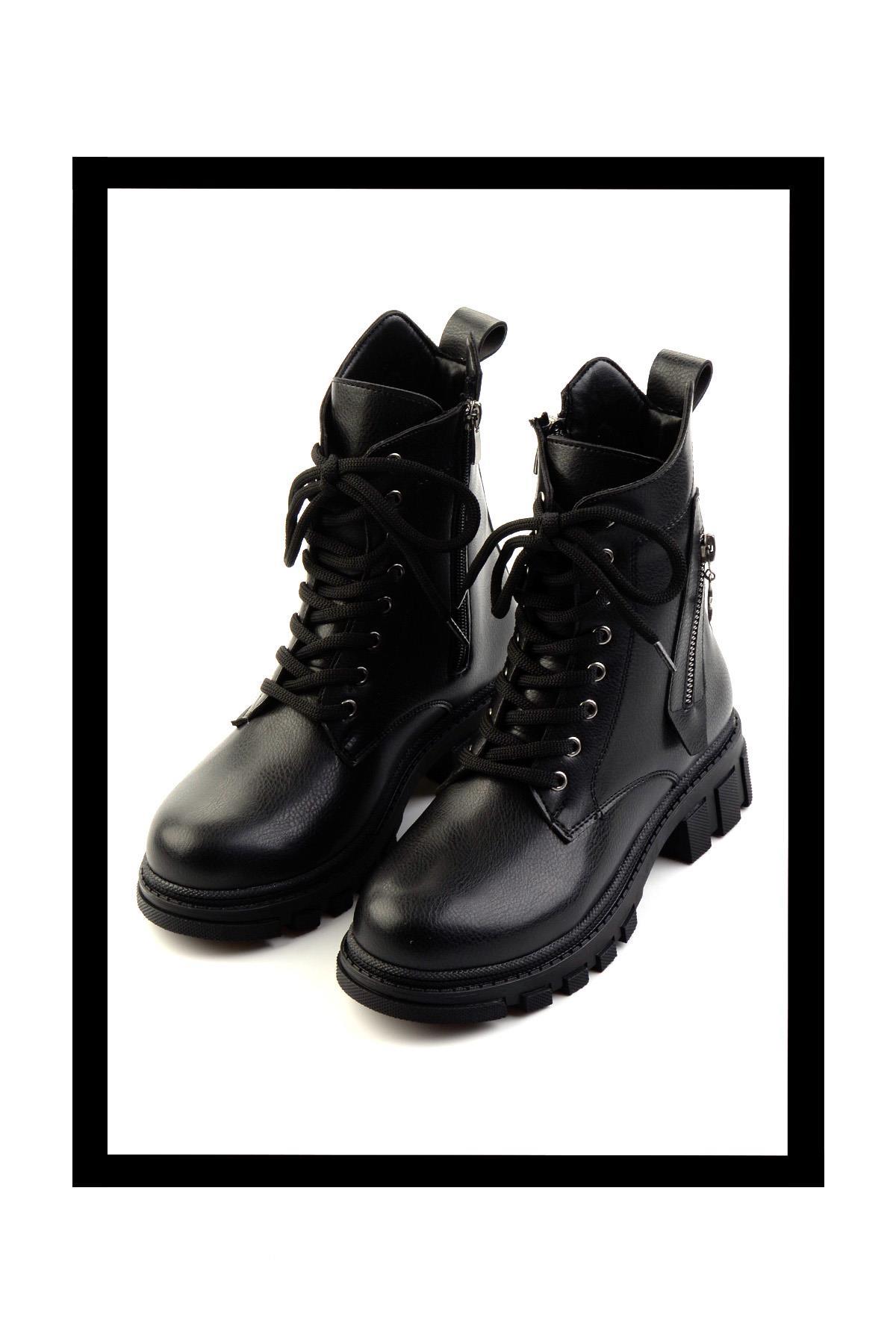 Siyah  Kadın Bot & Bootie K02875110009