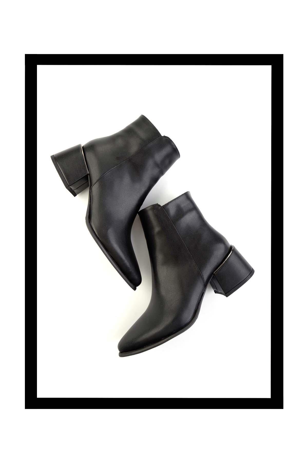 Siyah  Kadın Bot & Bootie K02891020209