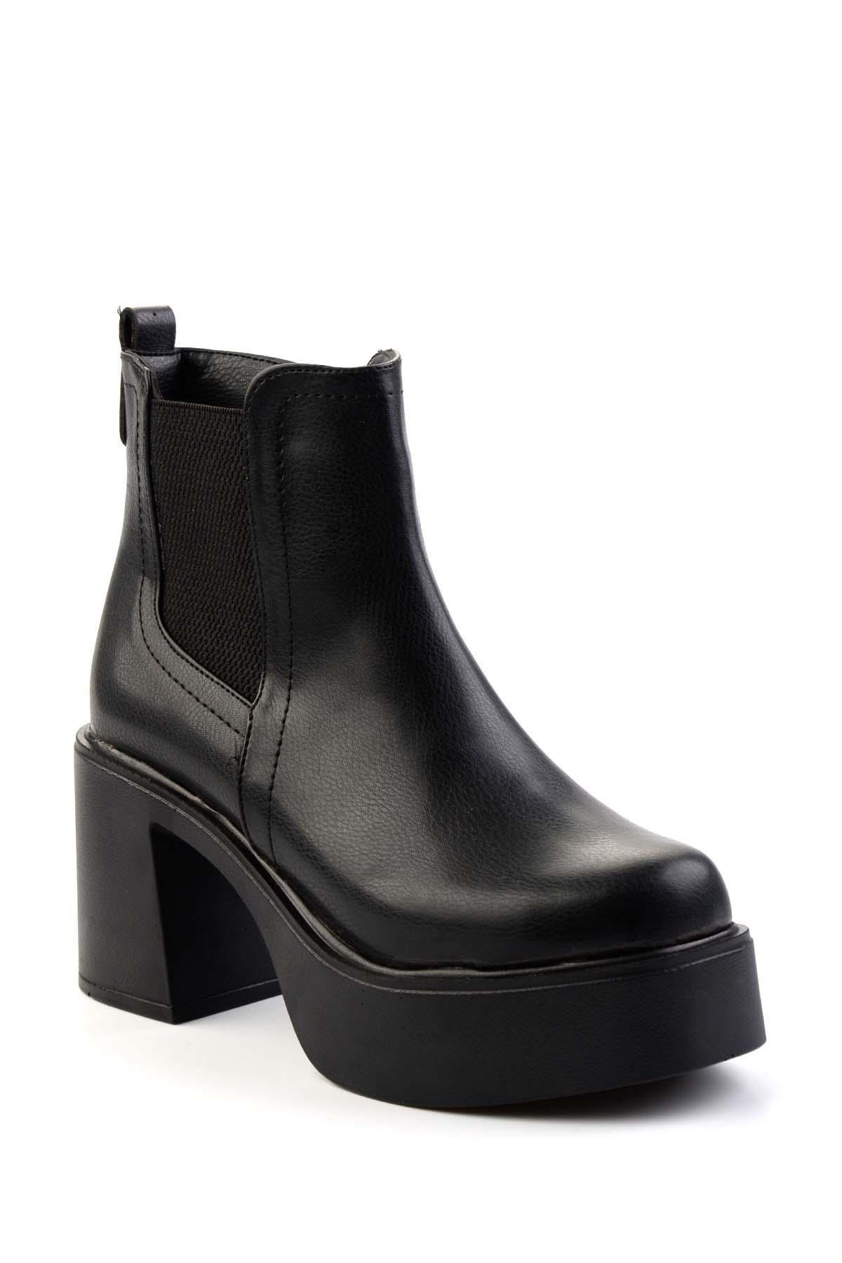 Siyah  Kadın Bot & Bootie K02891020409