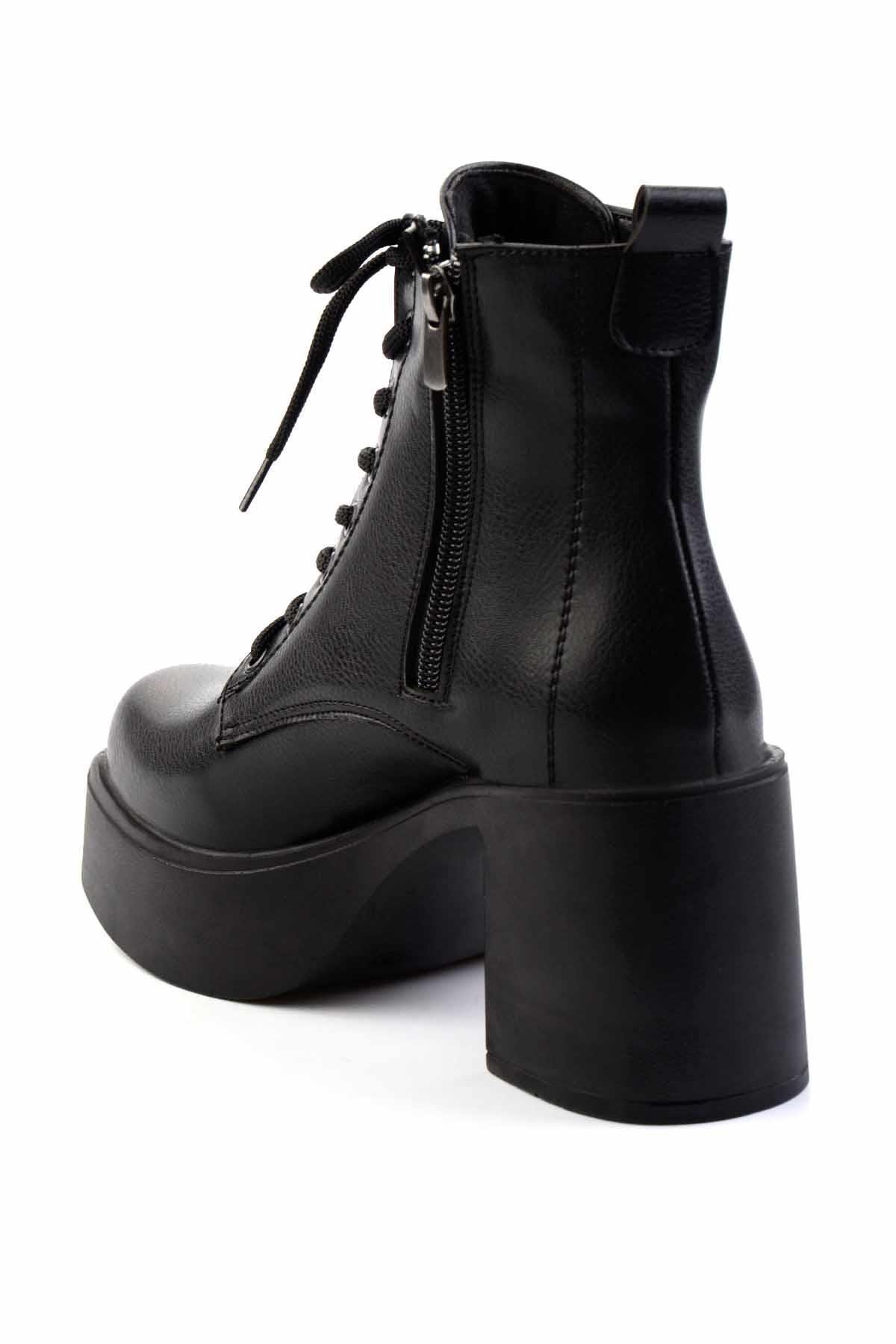 Siyah  Kadın Bot & Bootie K02891020609