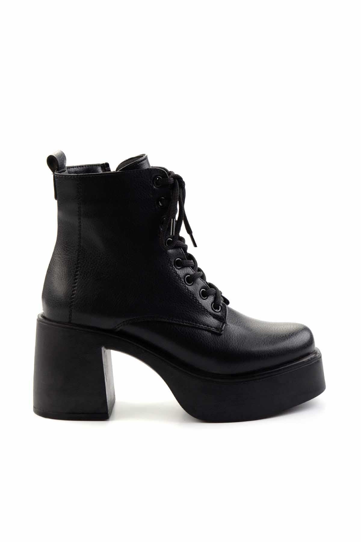 Siyah  Kadın Bot & Bootie K02891020609