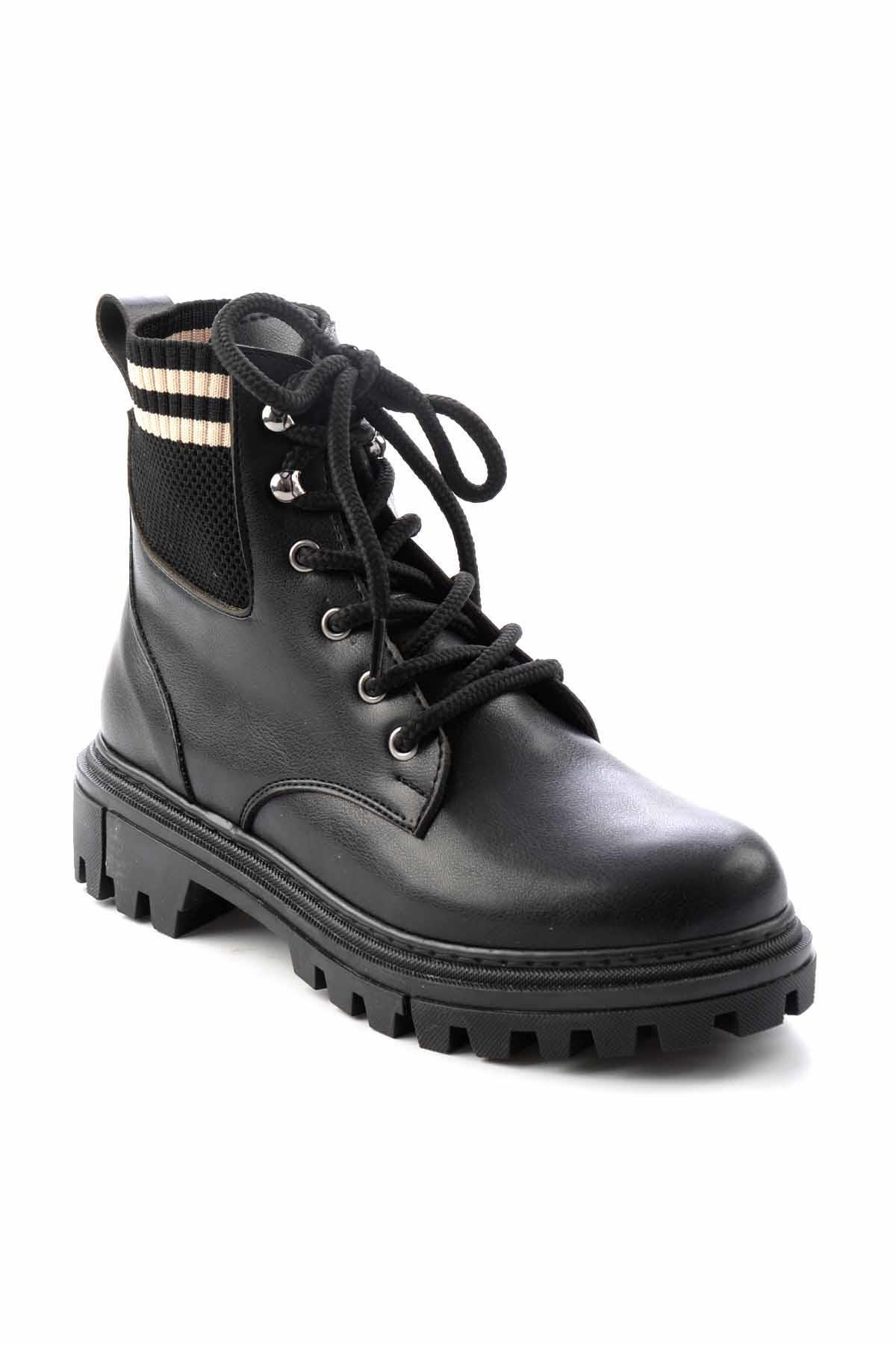 Siyah  Kadın Bot & Bootie K02891100209