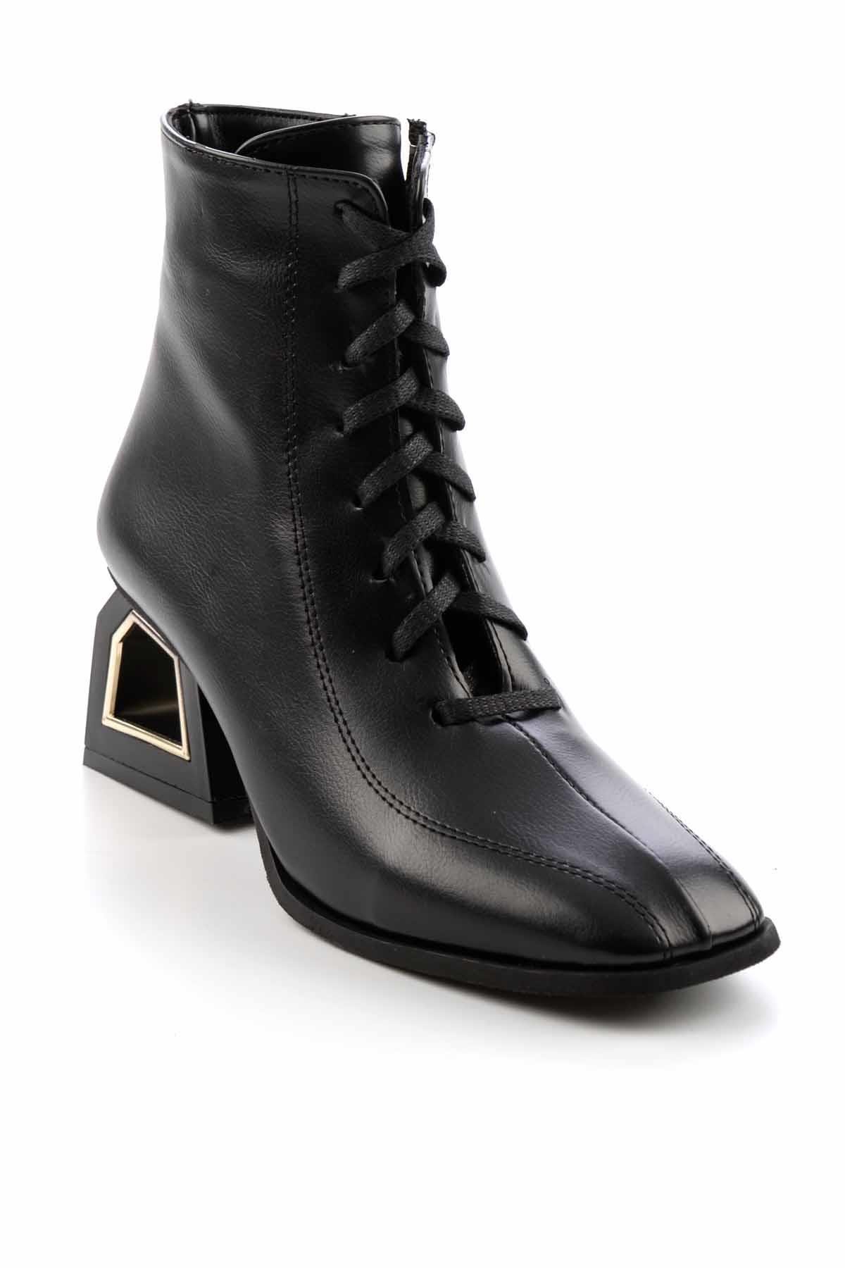 Siyah  Kadın Bot & Bootie K02982609509