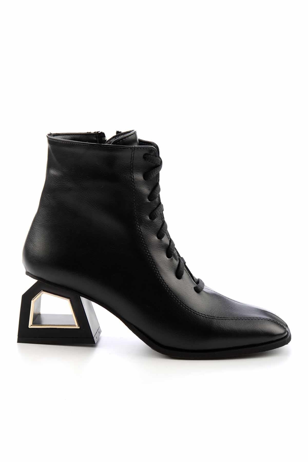 Siyah  Kadın Bot & Bootie K02982609509