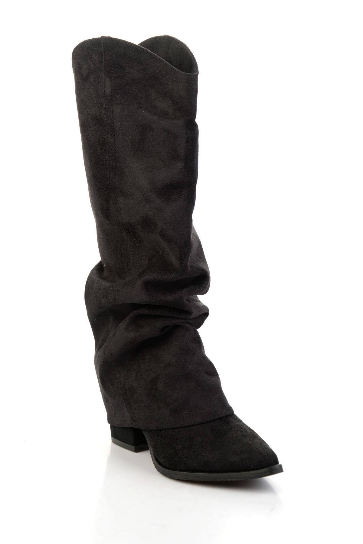 Siyah  Kadın Bot & Bootie K03606060472