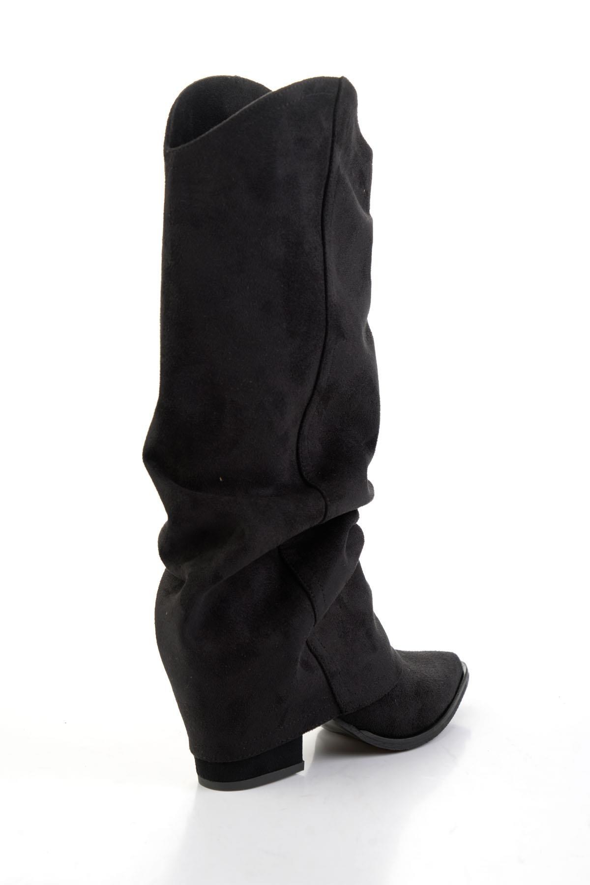 Siyah  Kadın Bot & Bootie K03606060472
