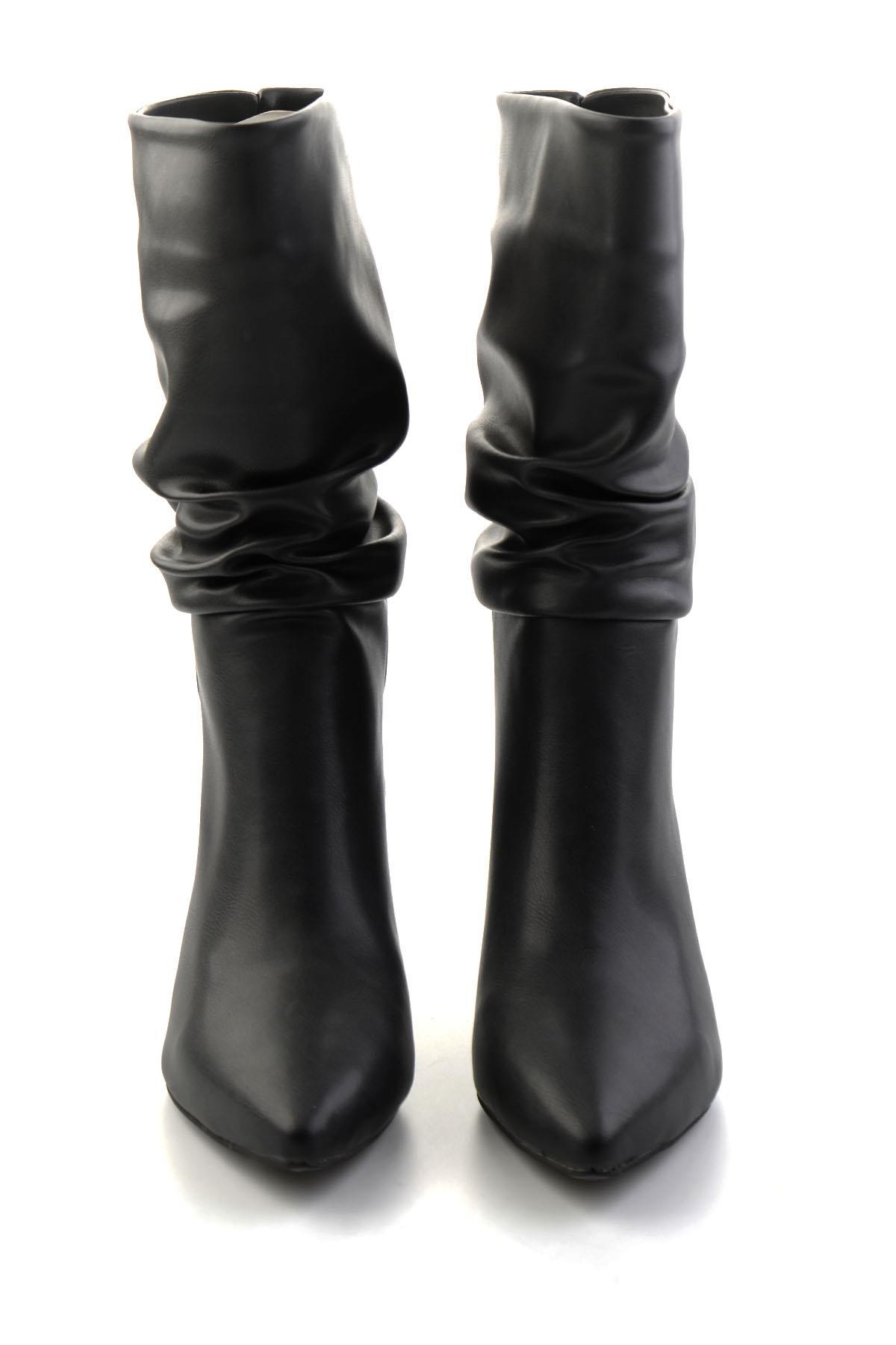 Siyah  Kadın Bot & Bootie K03953465109