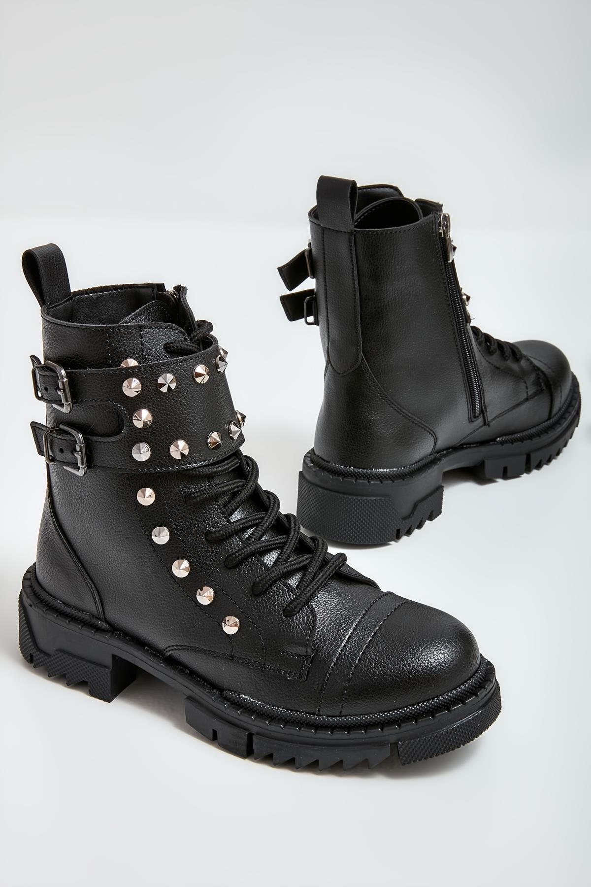 Siyah  Kadın Bot & Bootie K0591111509