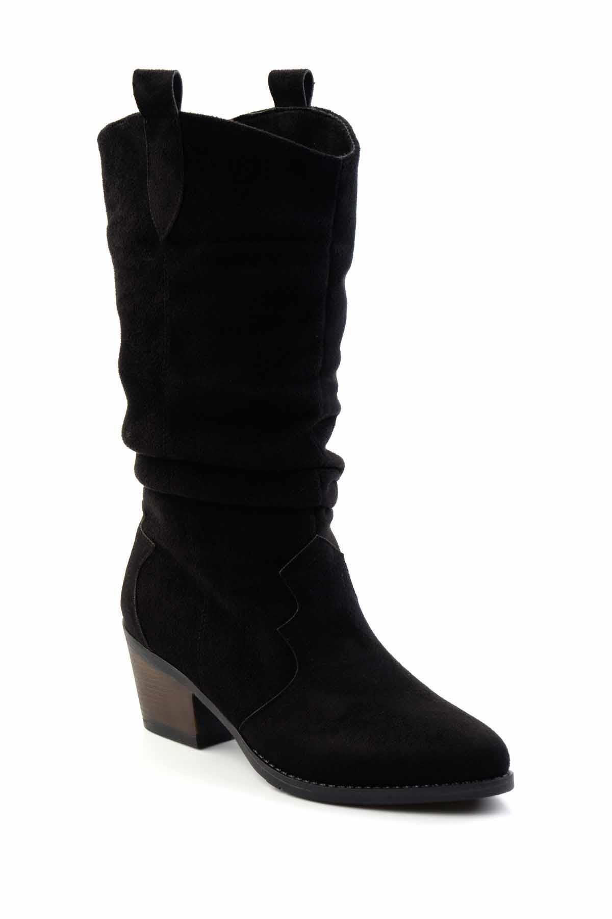 Siyah  Kadın Çizme K03069010002