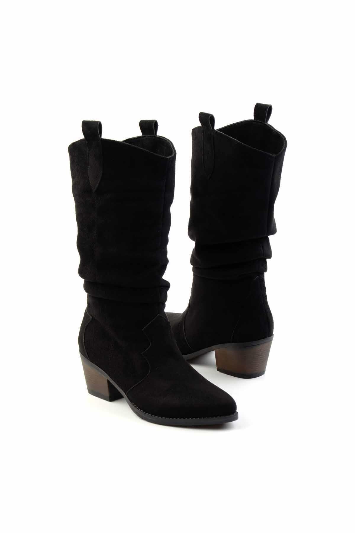 Siyah  Kadın Çizme K03069010002