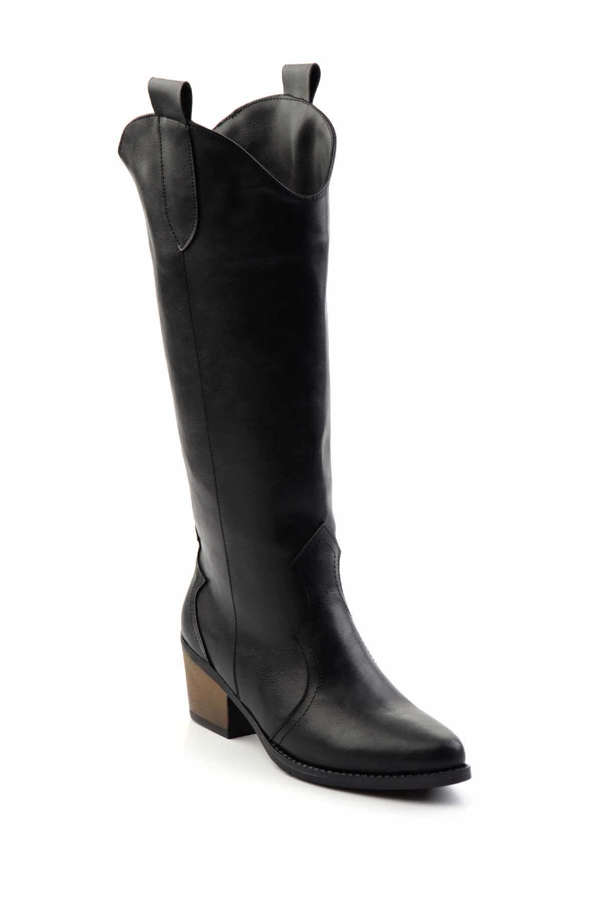 Siyah  Kadın Çizme K03069010509