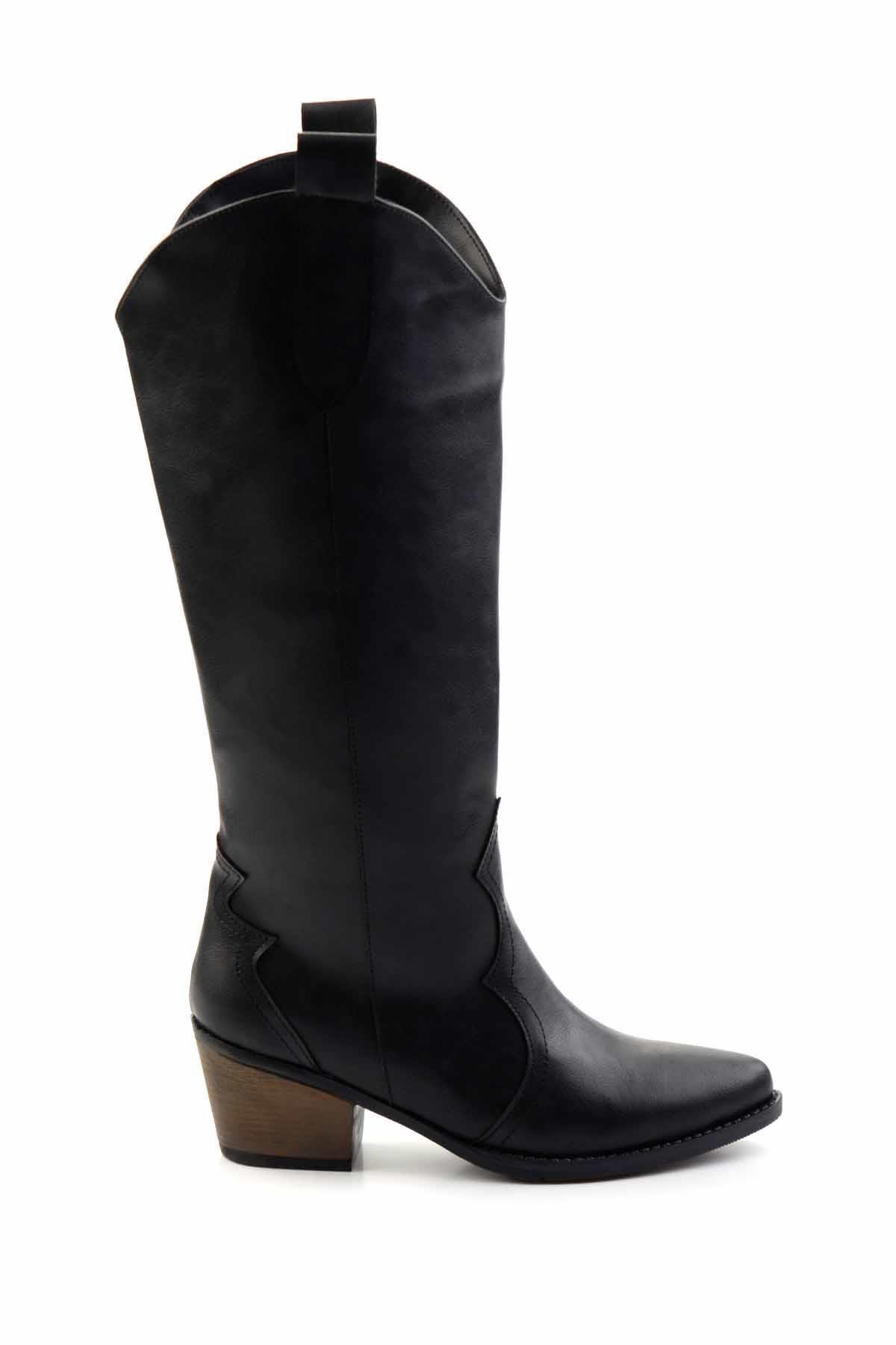 Siyah  Kadın Çizme K03069010509