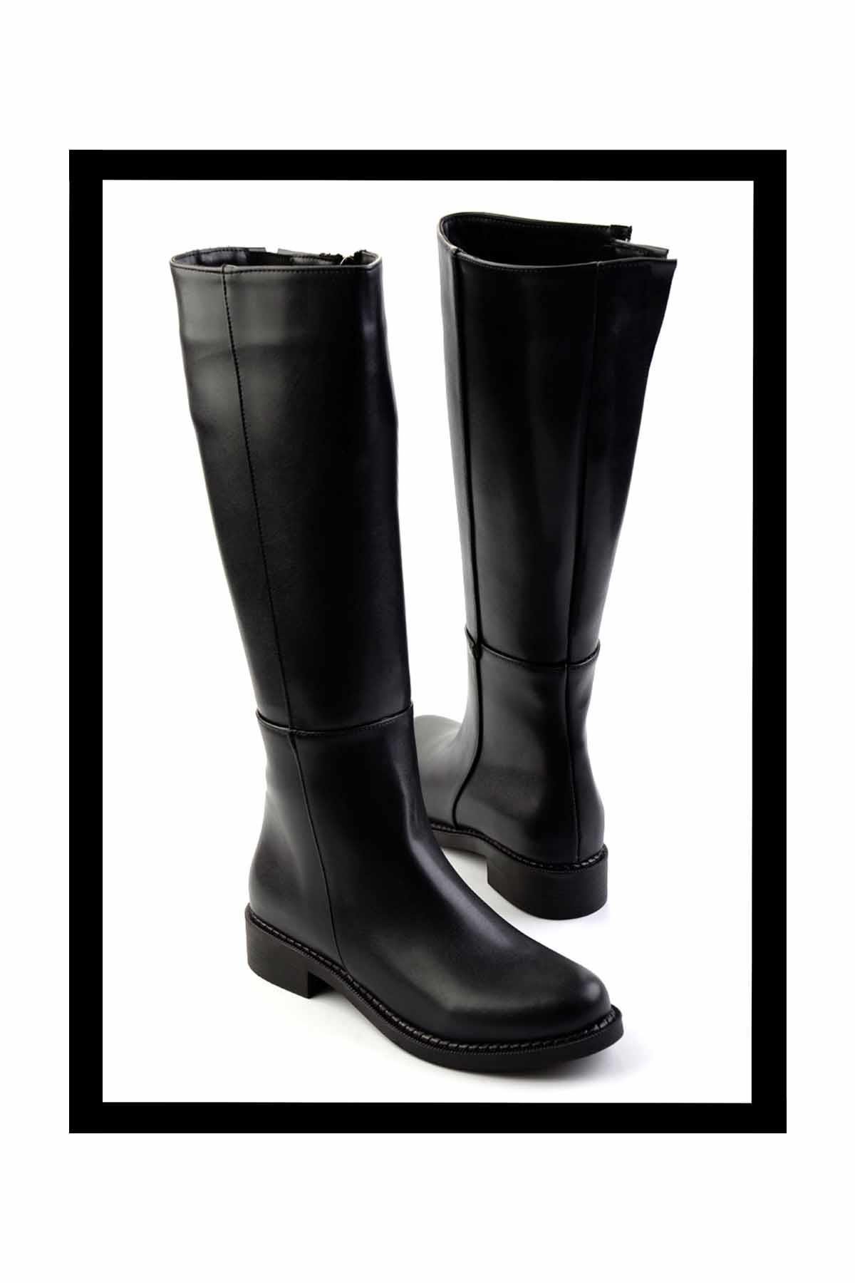 Siyah  Kadın Çizme K03156201809