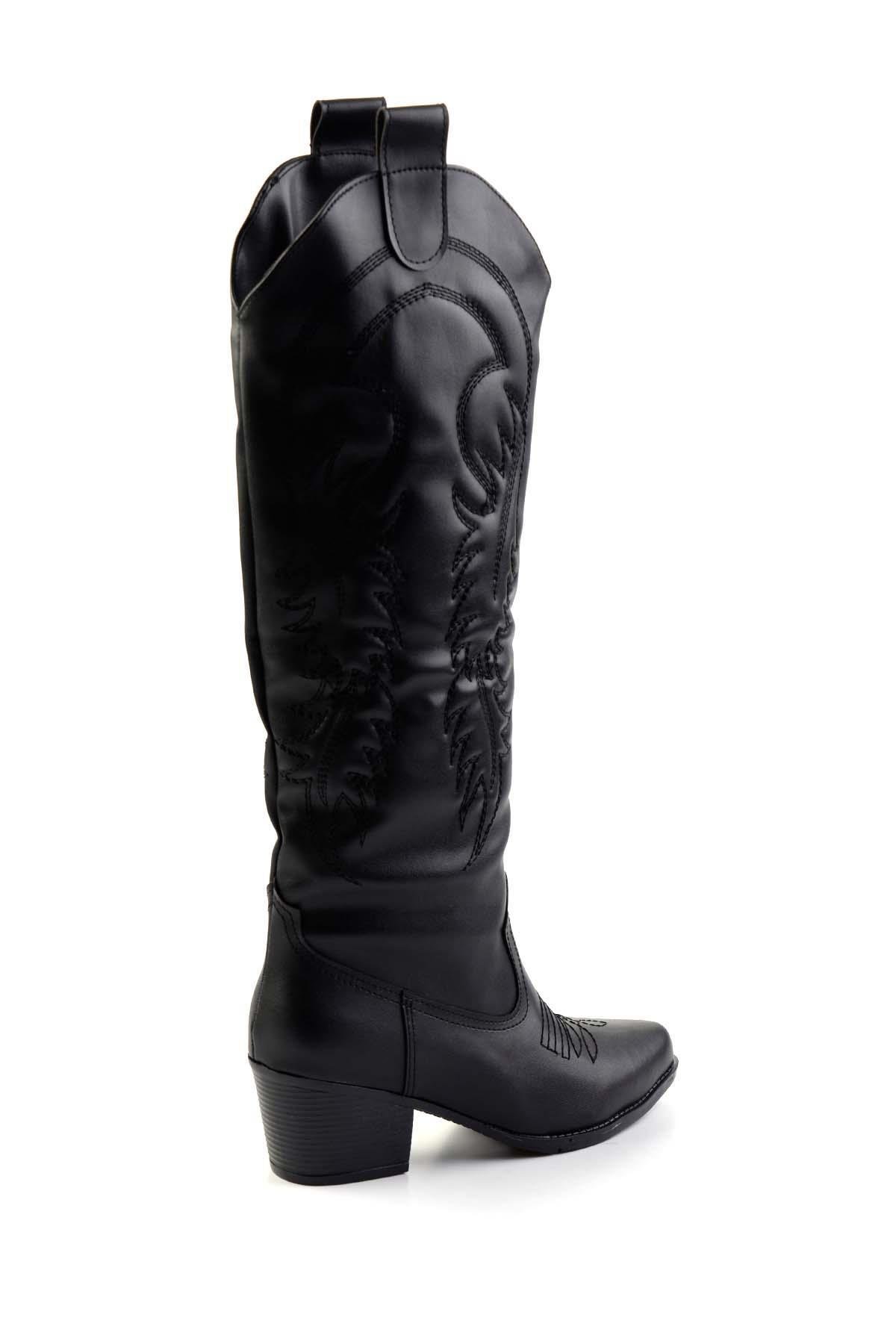 Siyah  Kadın Çizme K03671408009