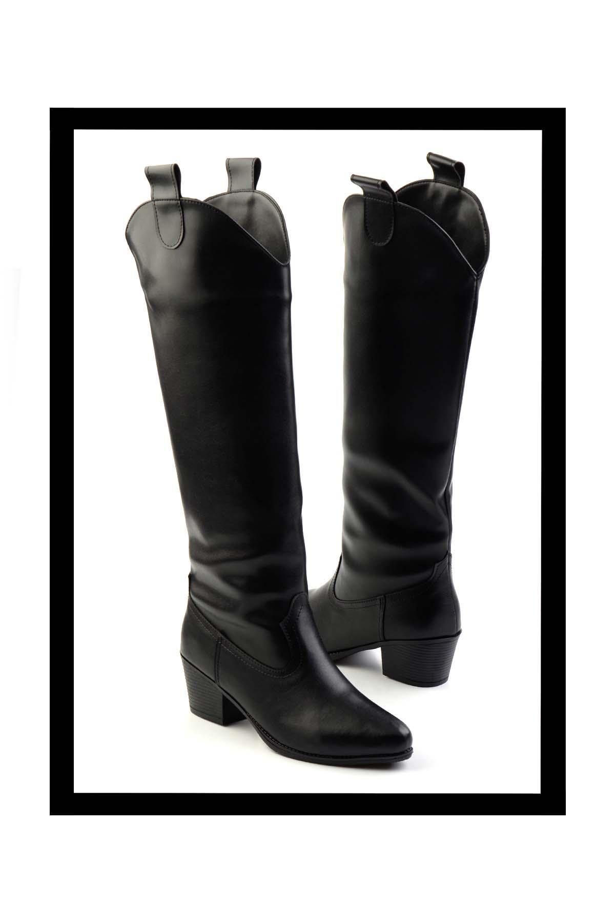 Siyah  Kadın Çizme K03671409009