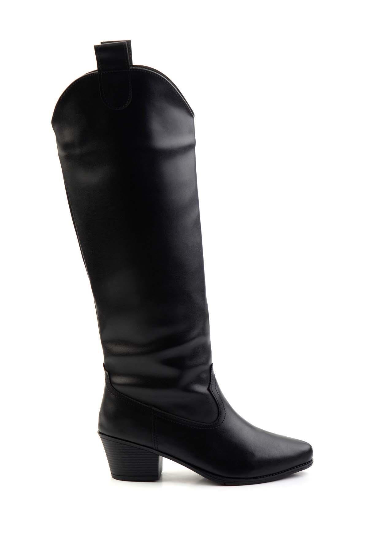 Siyah  Kadın Çizme K03671409009