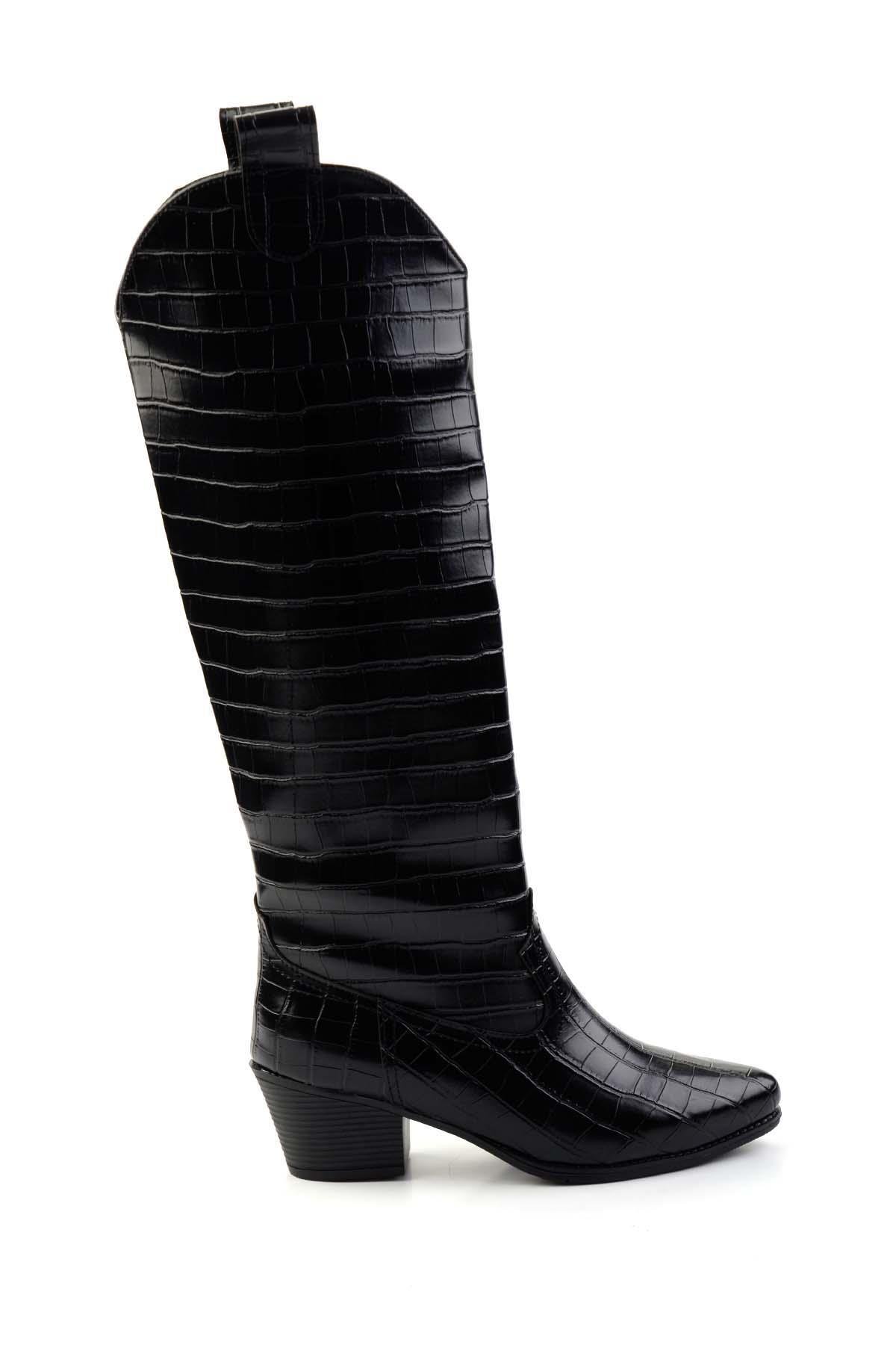 Siyah  Kadın Çizme K03671409011