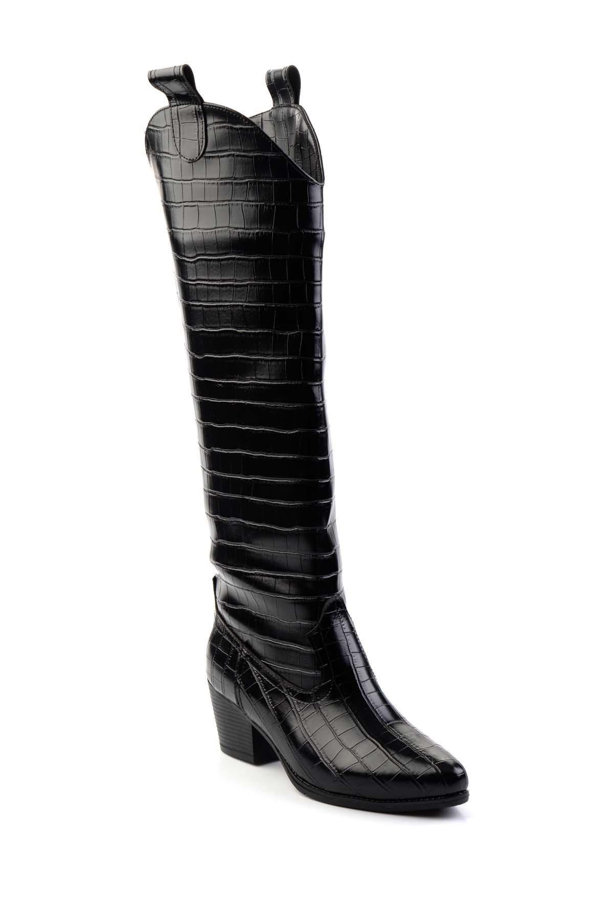 Siyah  Kadın Çizme K03671409011