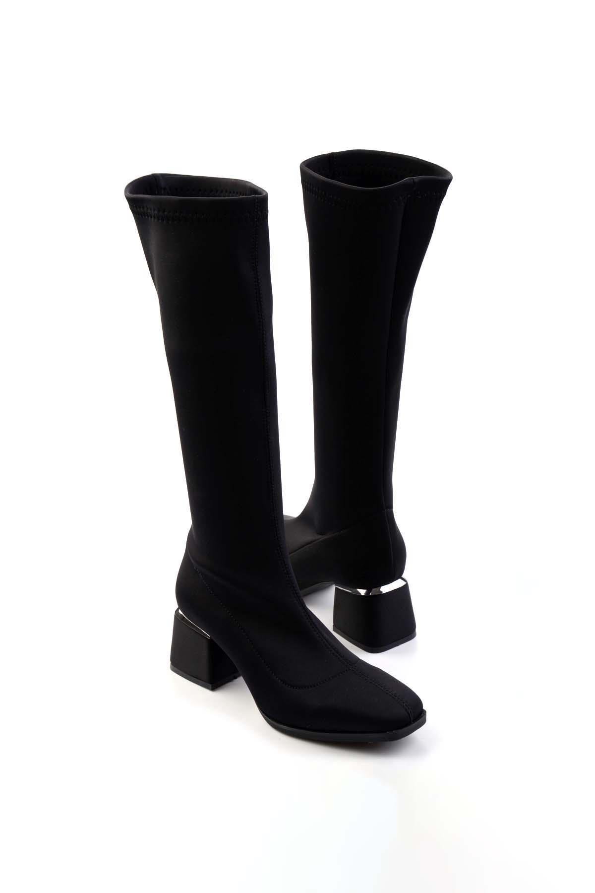 Siyah  Kadın Çizme K03792303217