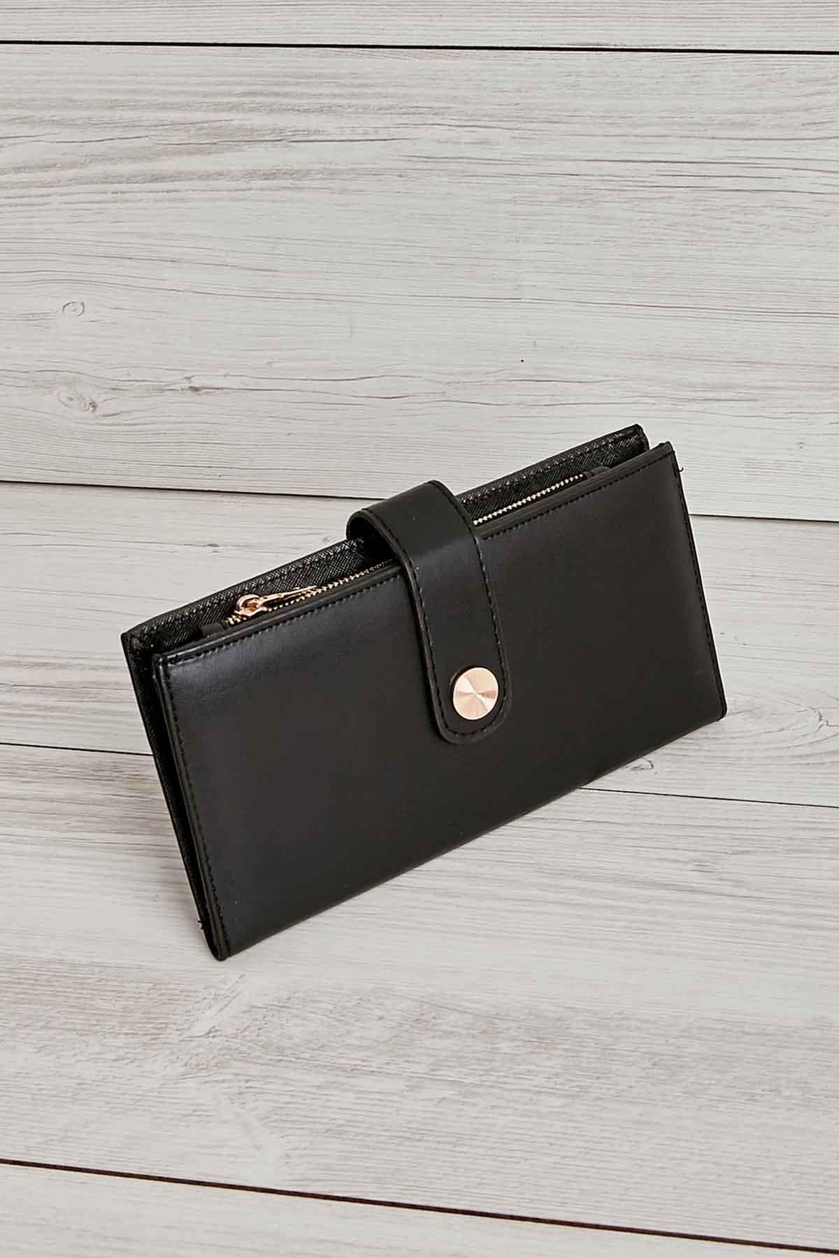 Siyah  Kadın Cüzdan 