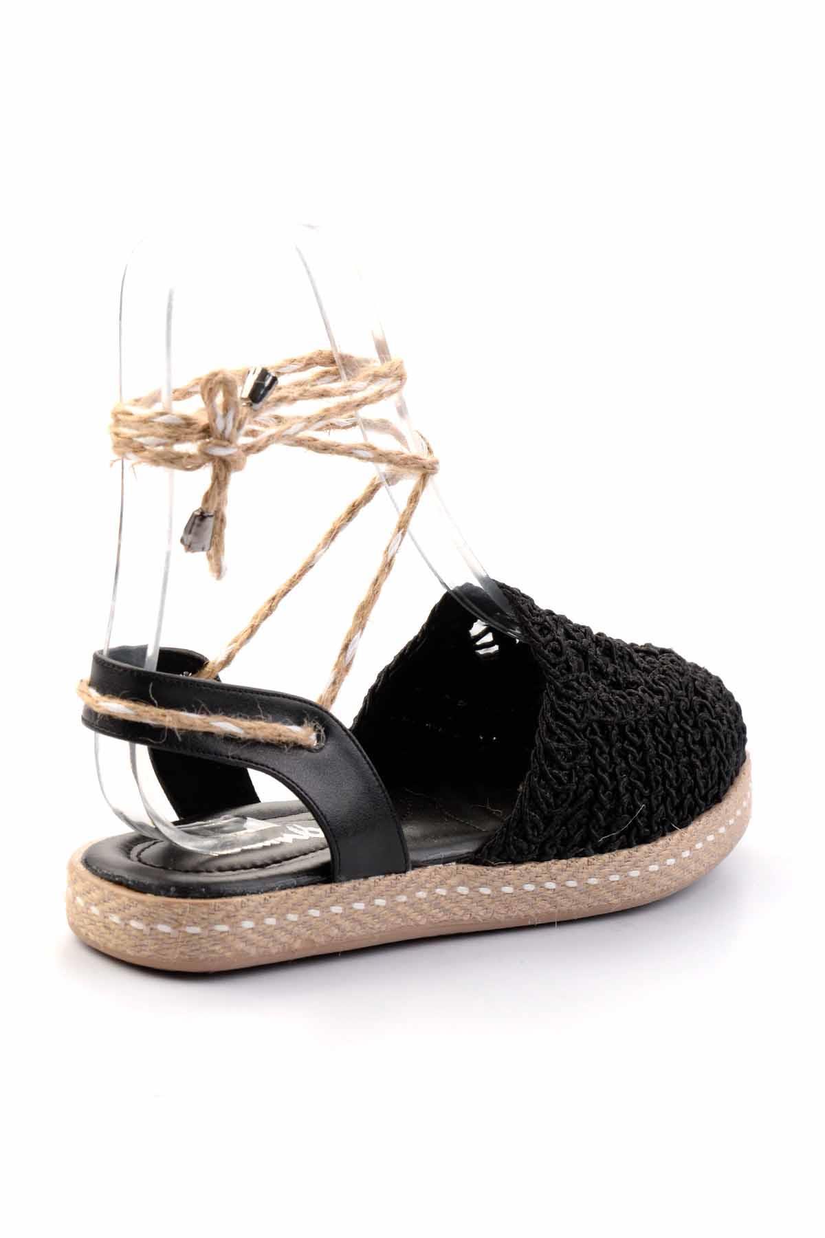 Siyah  Kadın Espadril K01117011116