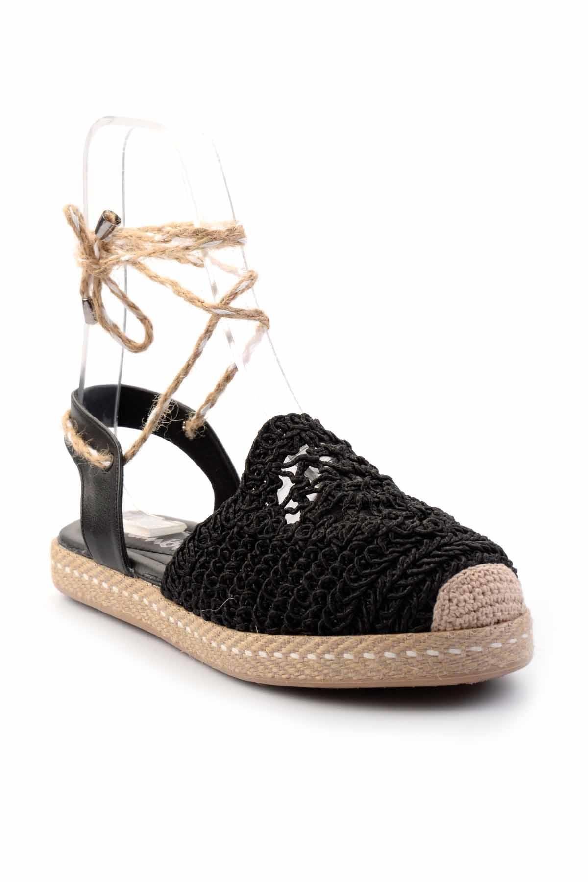 Siyah  Kadın Espadril K01117011116
