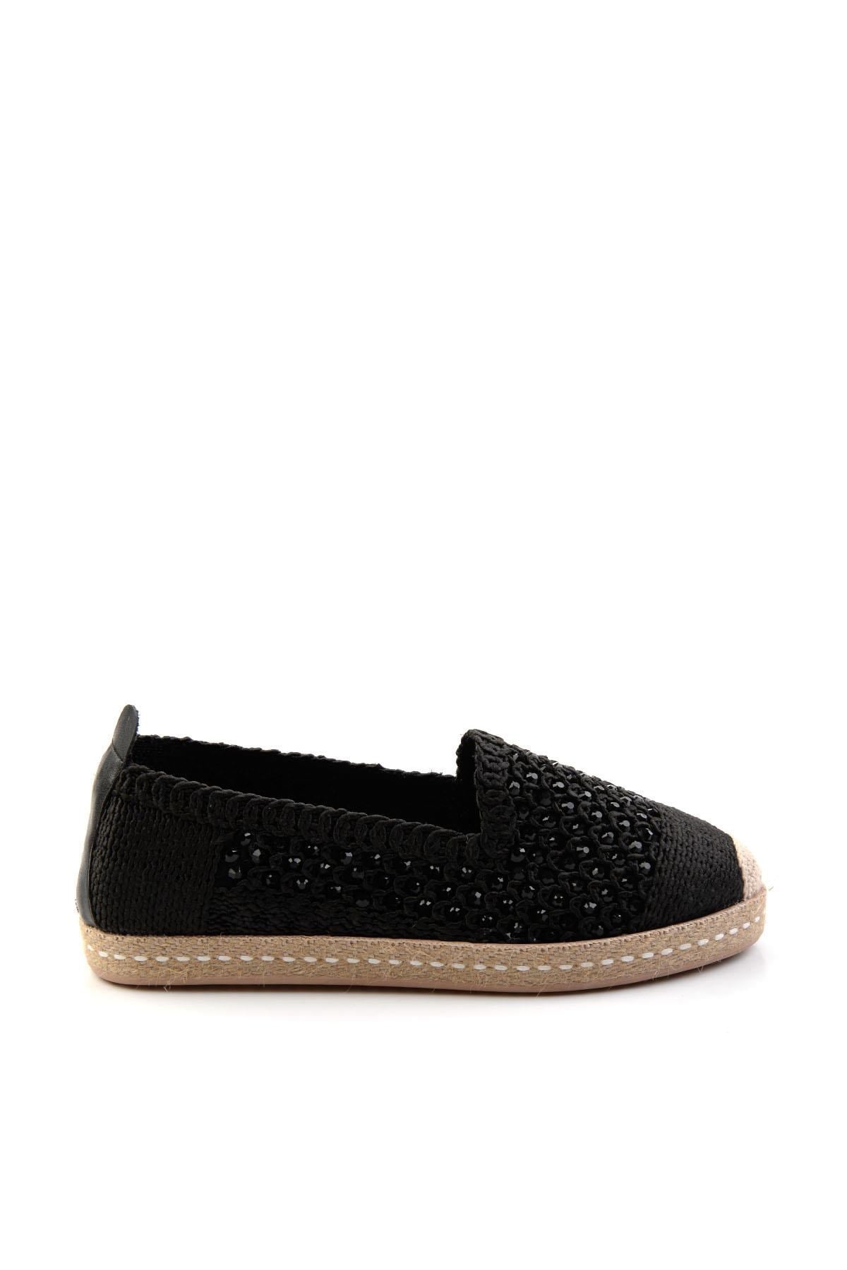Siyah  Kadın Espadril K01117090416