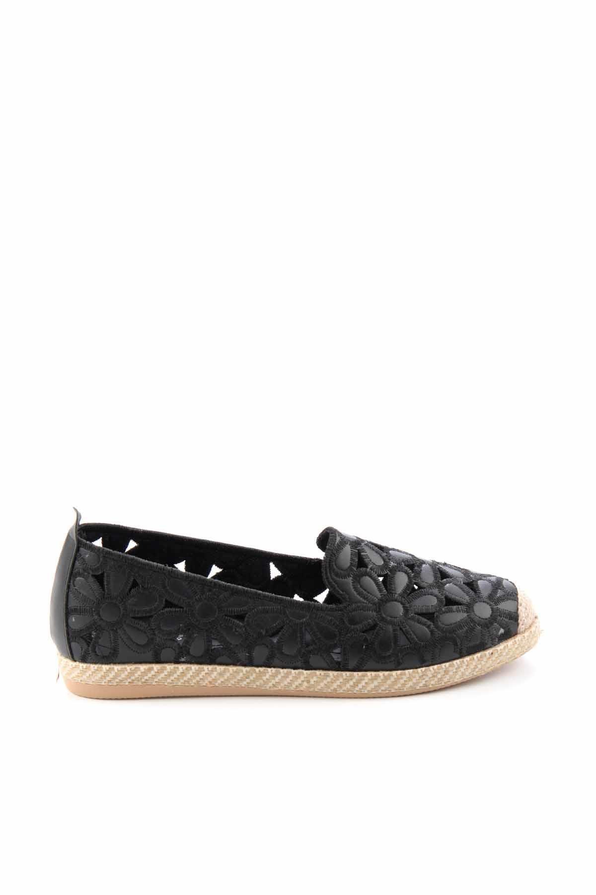 Siyah  Kadın Espadril K01117092309