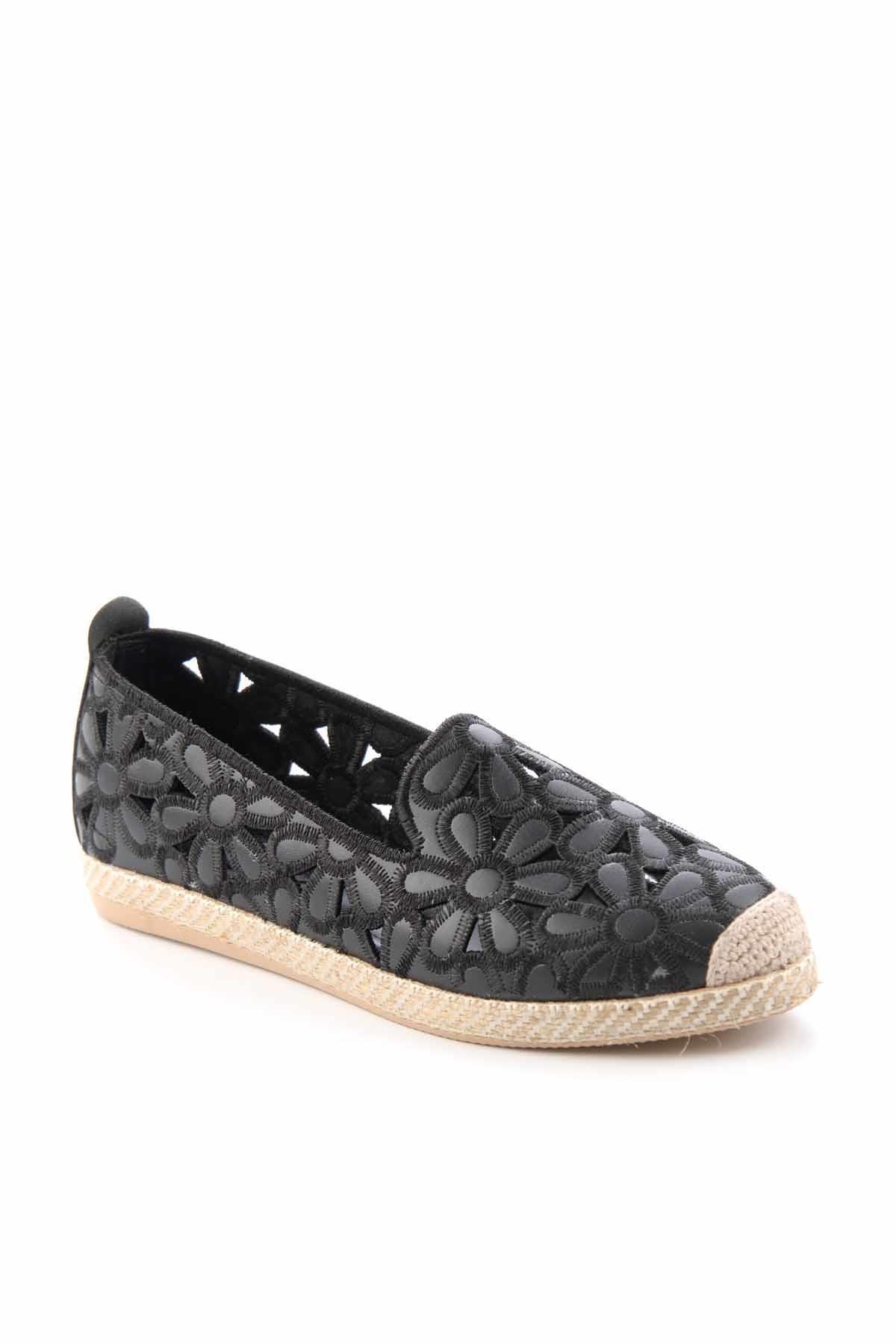 Siyah  Kadın Espadril K01117092309