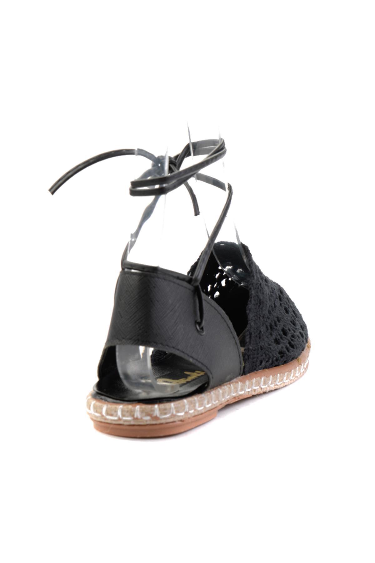 Siyah  Kadın Espadril K01534120013
