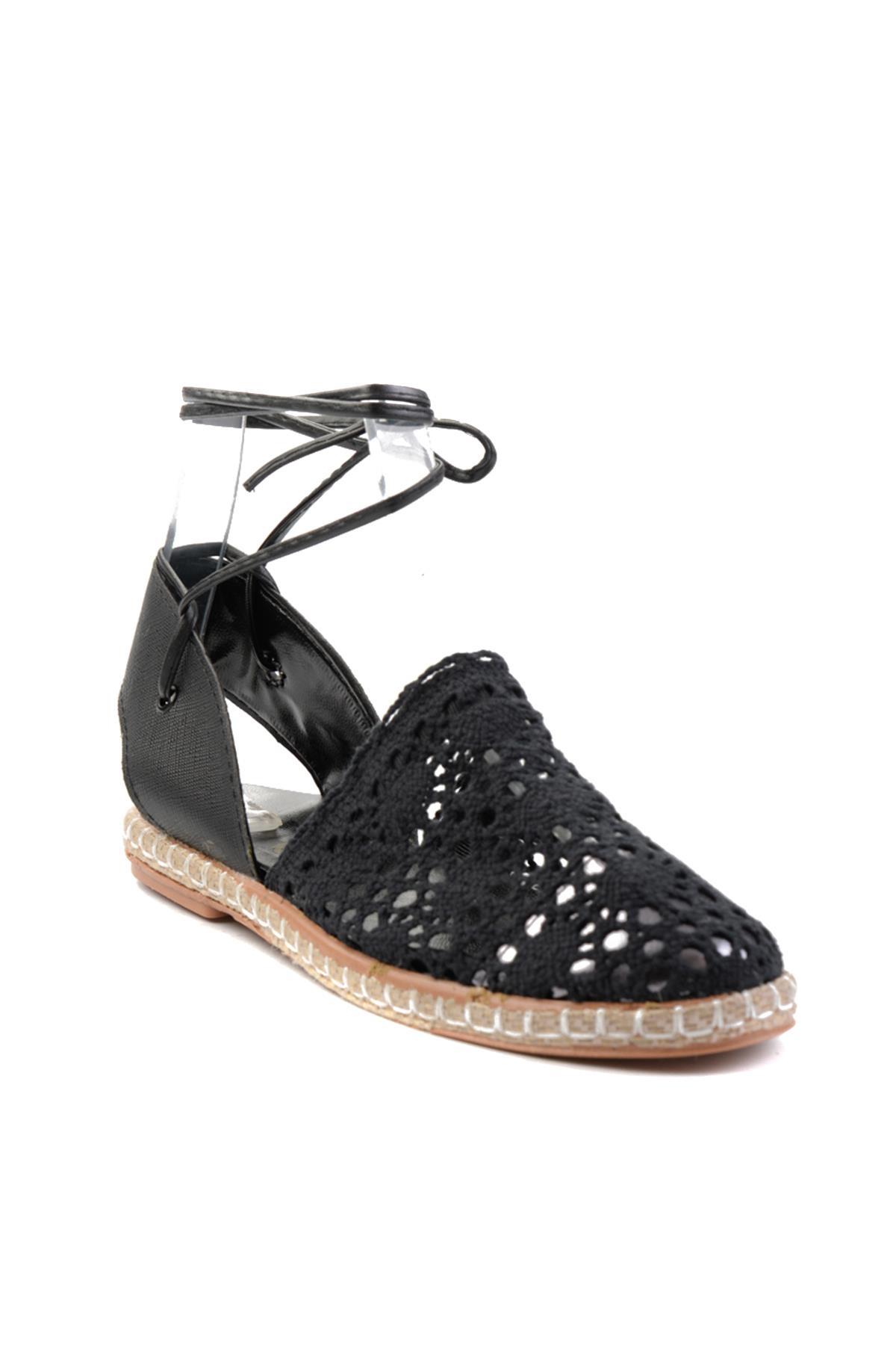 Siyah  Kadın Espadril K01534120013