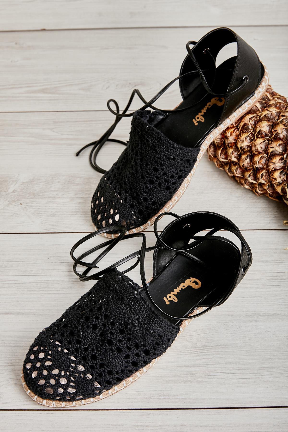 Siyah  Kadın Espadril K01534120013