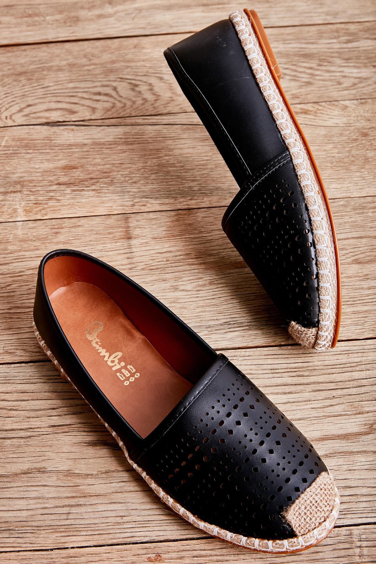 Siyah  Kadın Espadril K01702141909