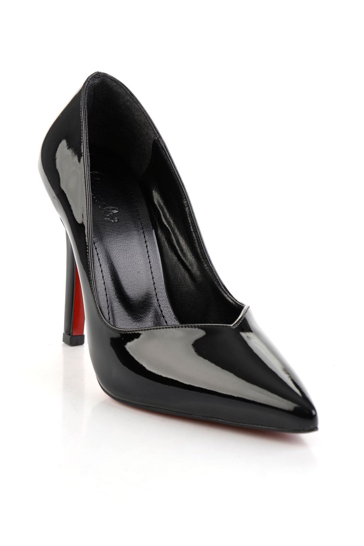 Siyah  Kadın Klasik Topuklu Ayakkabı K01614016798