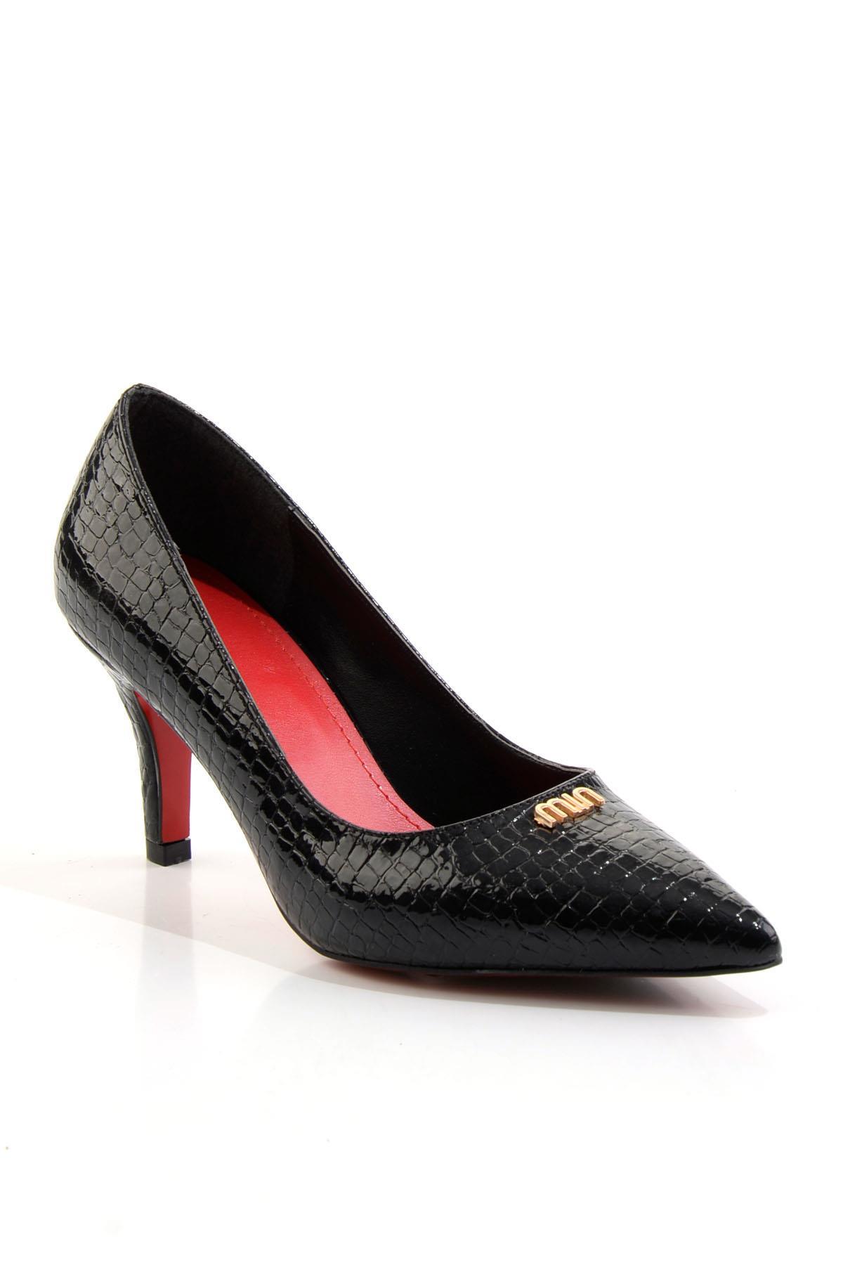 Siyah  Kadın Klasik Topuklu Ayakkabı K01231461711