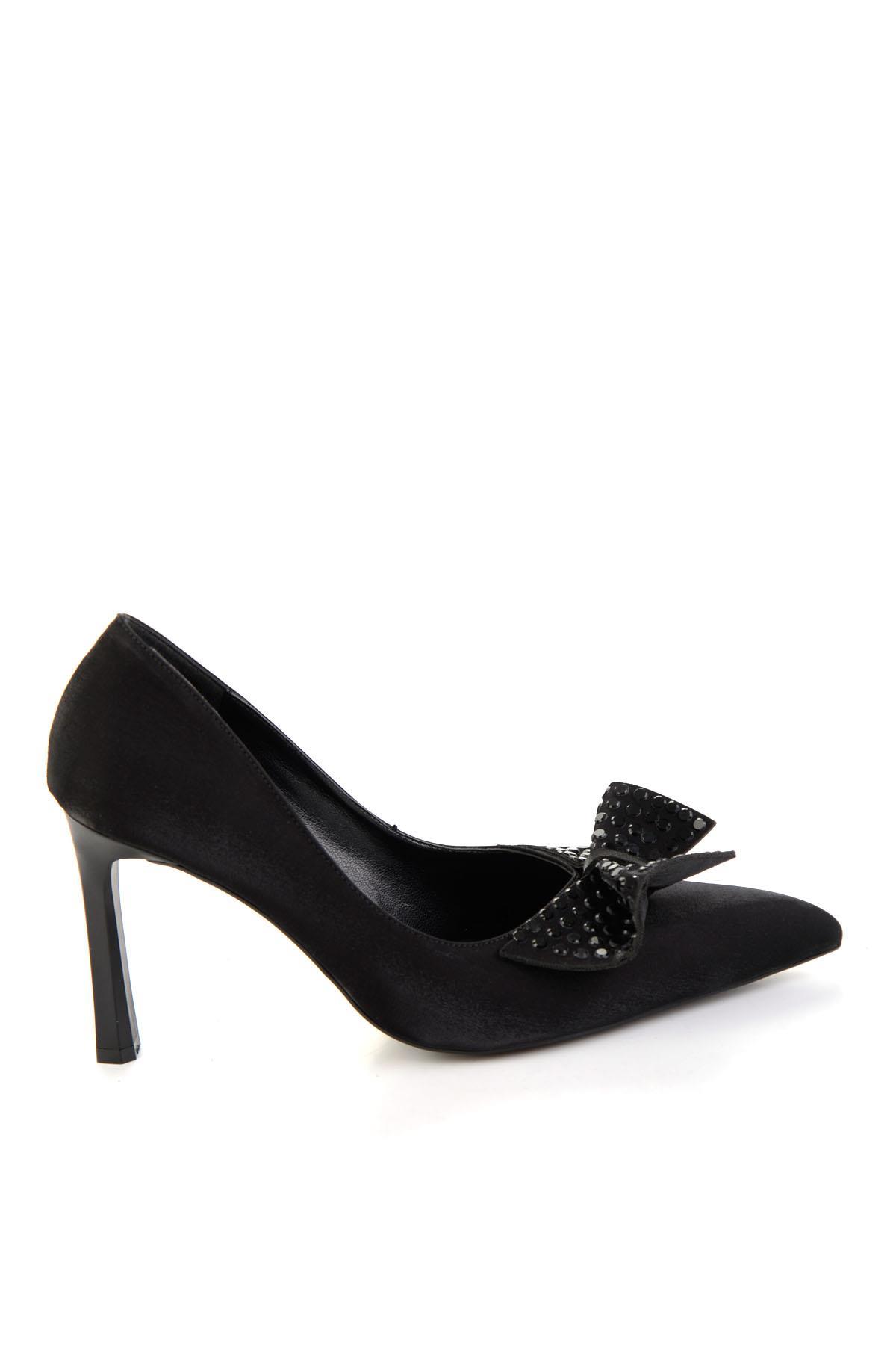 Siyah  Kadın Klasik Topuklu Ayakkabı K01565016438