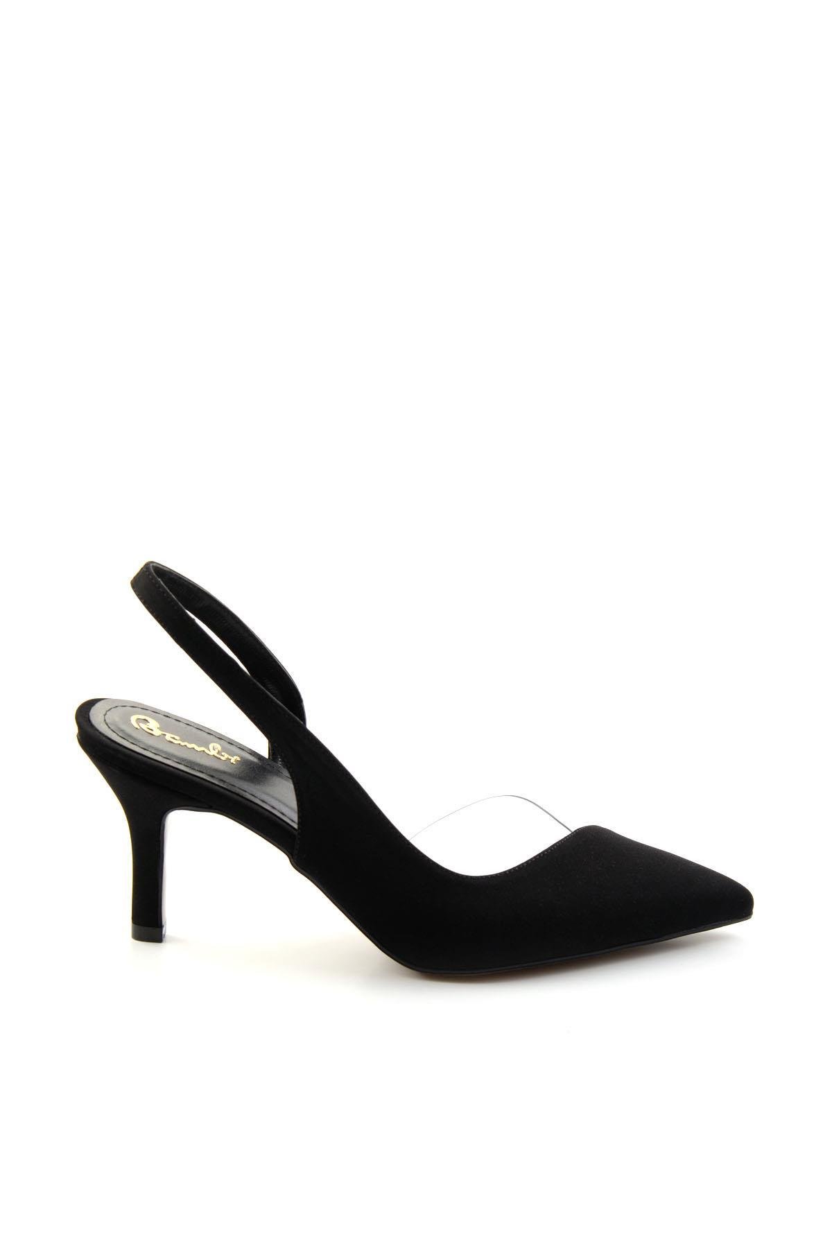 Siyah  Kadın Klasik Topuklu Ayakkabı K01231482404